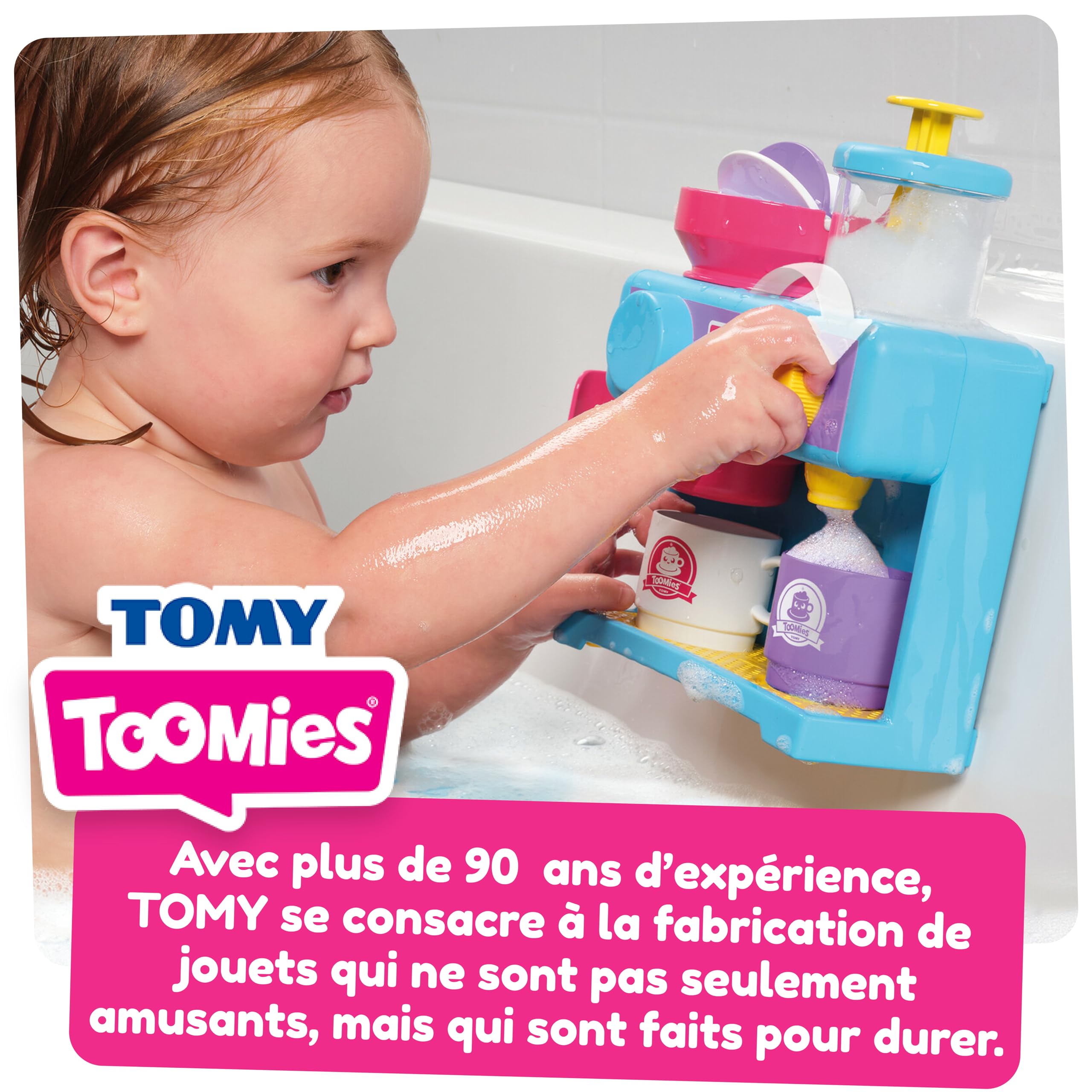TOMY Toomies Bath Barista – Baby-Badespielzeug zum Spielen als Café für Kleinkinder ab 18 Monaten 5