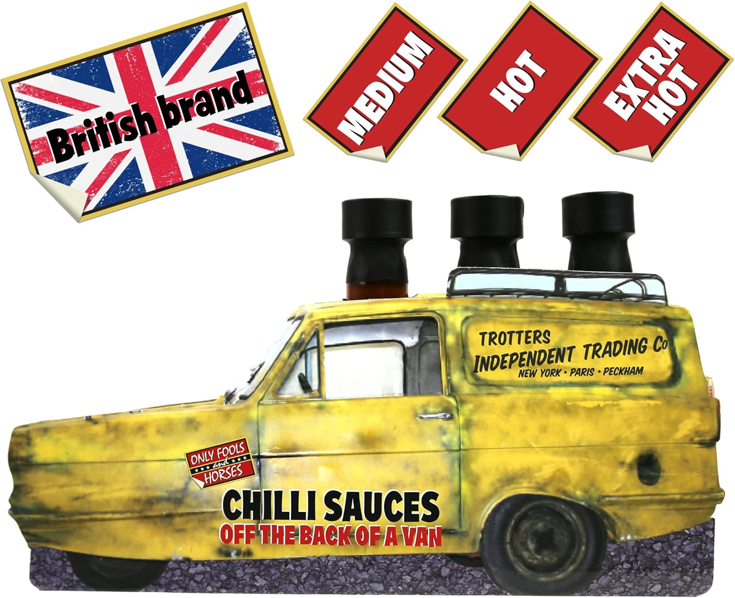Kimm & Miller - Only Fools and Horses Chilli Sauce Gift Set 4
