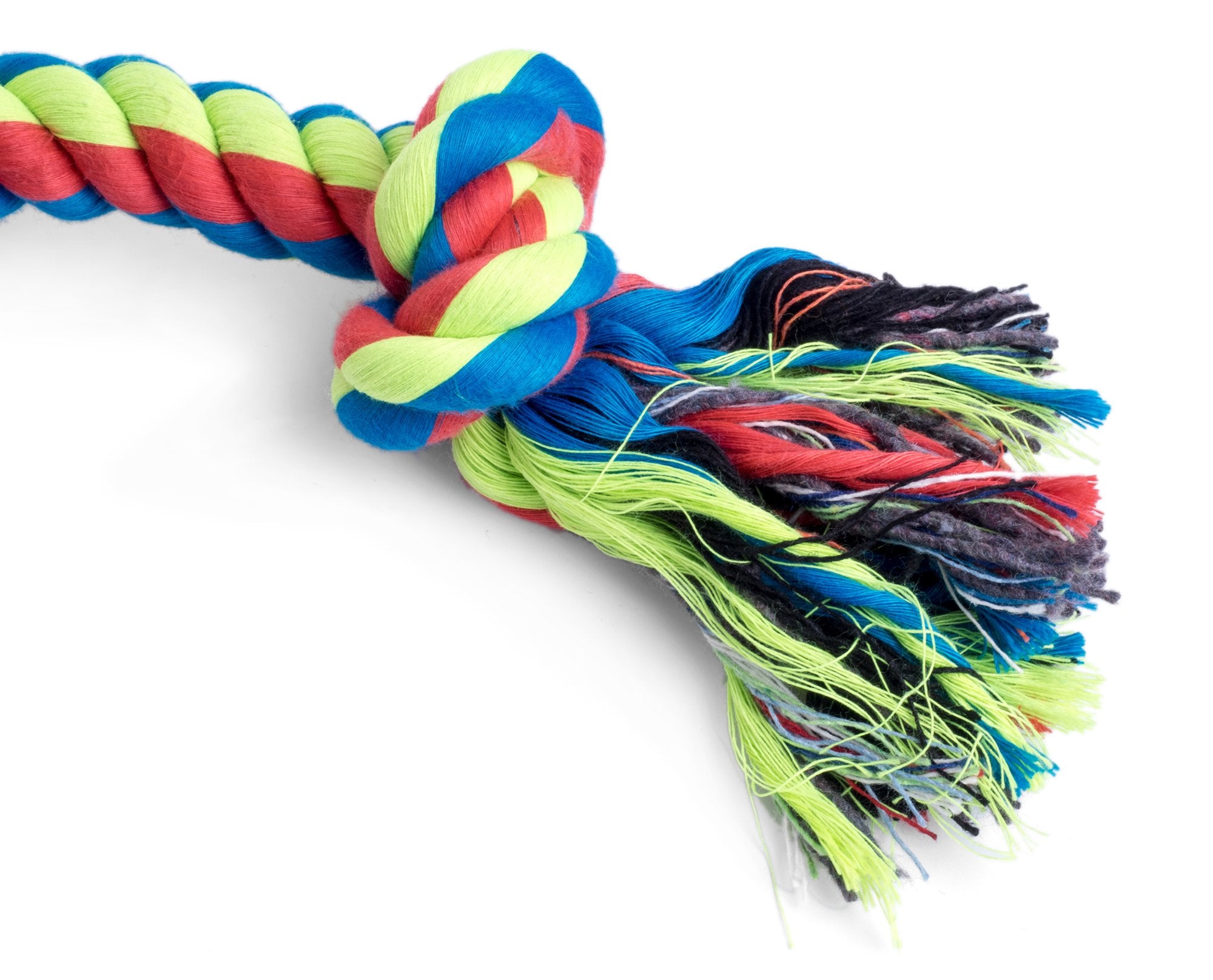 Petface Triple Knot Rope Dog Toy - Small Size | Chew Resistant | Promotes Dental Health