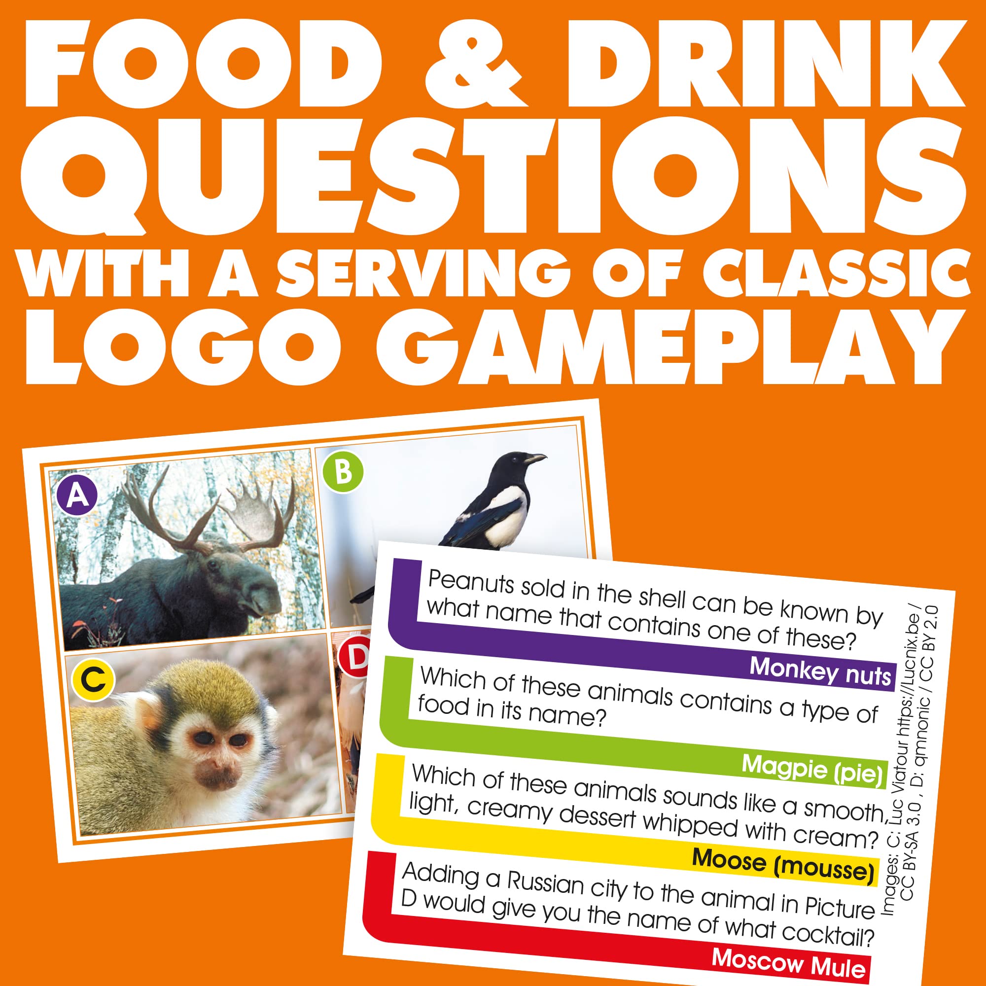 Drumond Park The LOGO Best of Food Mini Board Game 4