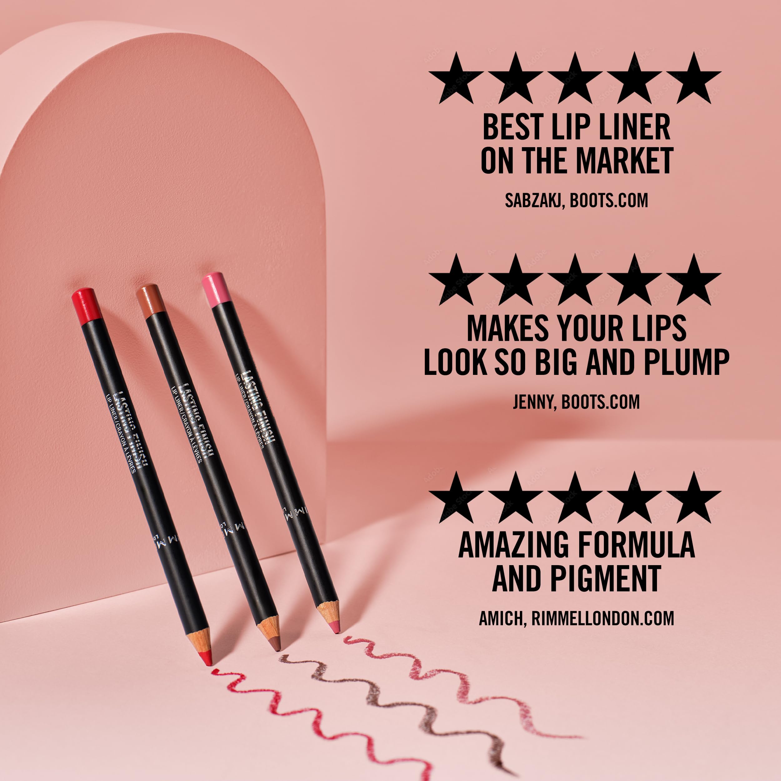 Rimmel - Lasting Finish 8HR Lip Liner (1.2 g) - Shade 705 Cappuccino 5