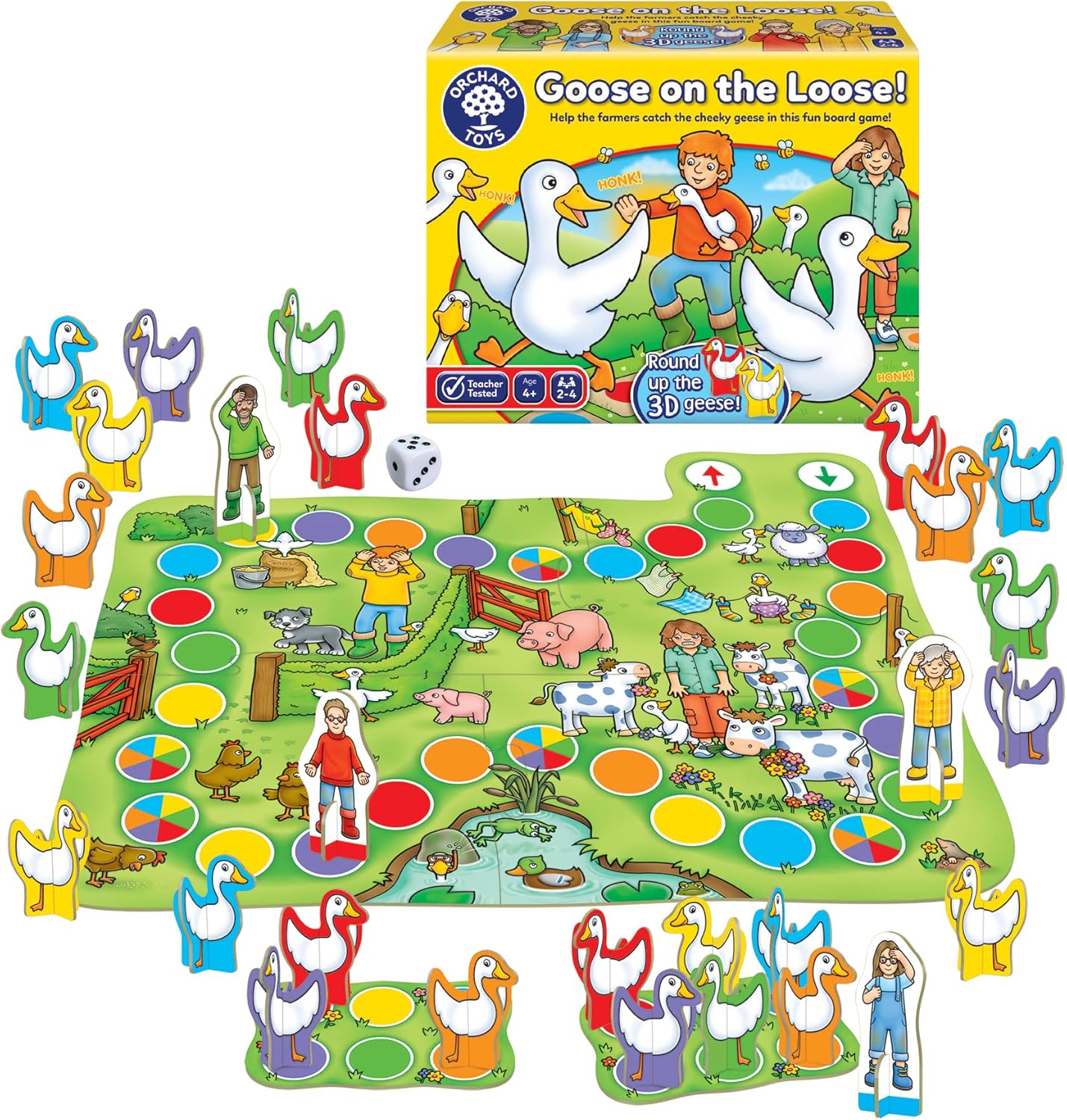 Orchard Toys Goose on the Loose Family Board Game