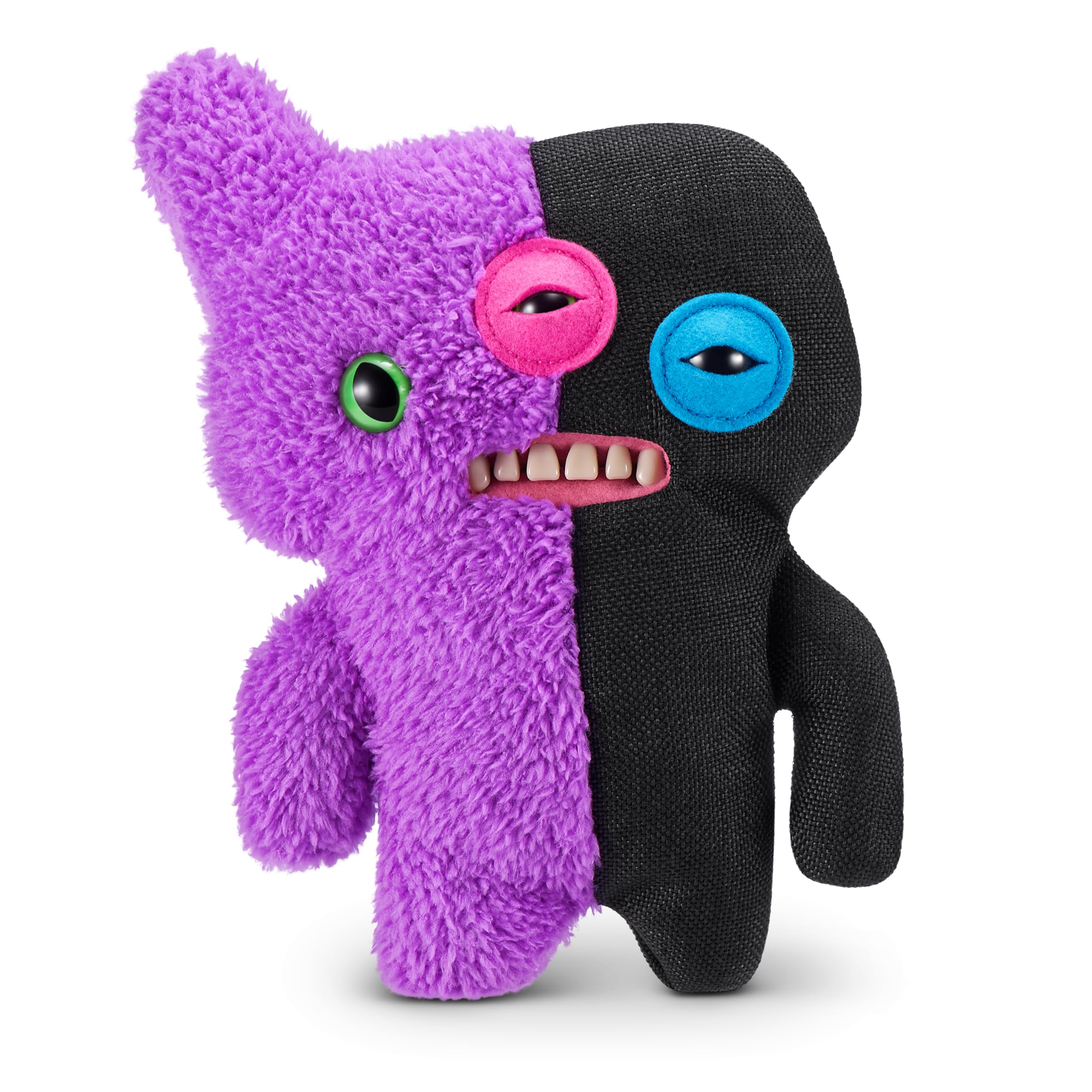 Fuggler Misfit Monsters 9-inch Series 1 - Reekalien Purple & Black Plush Toy by ZURU 4