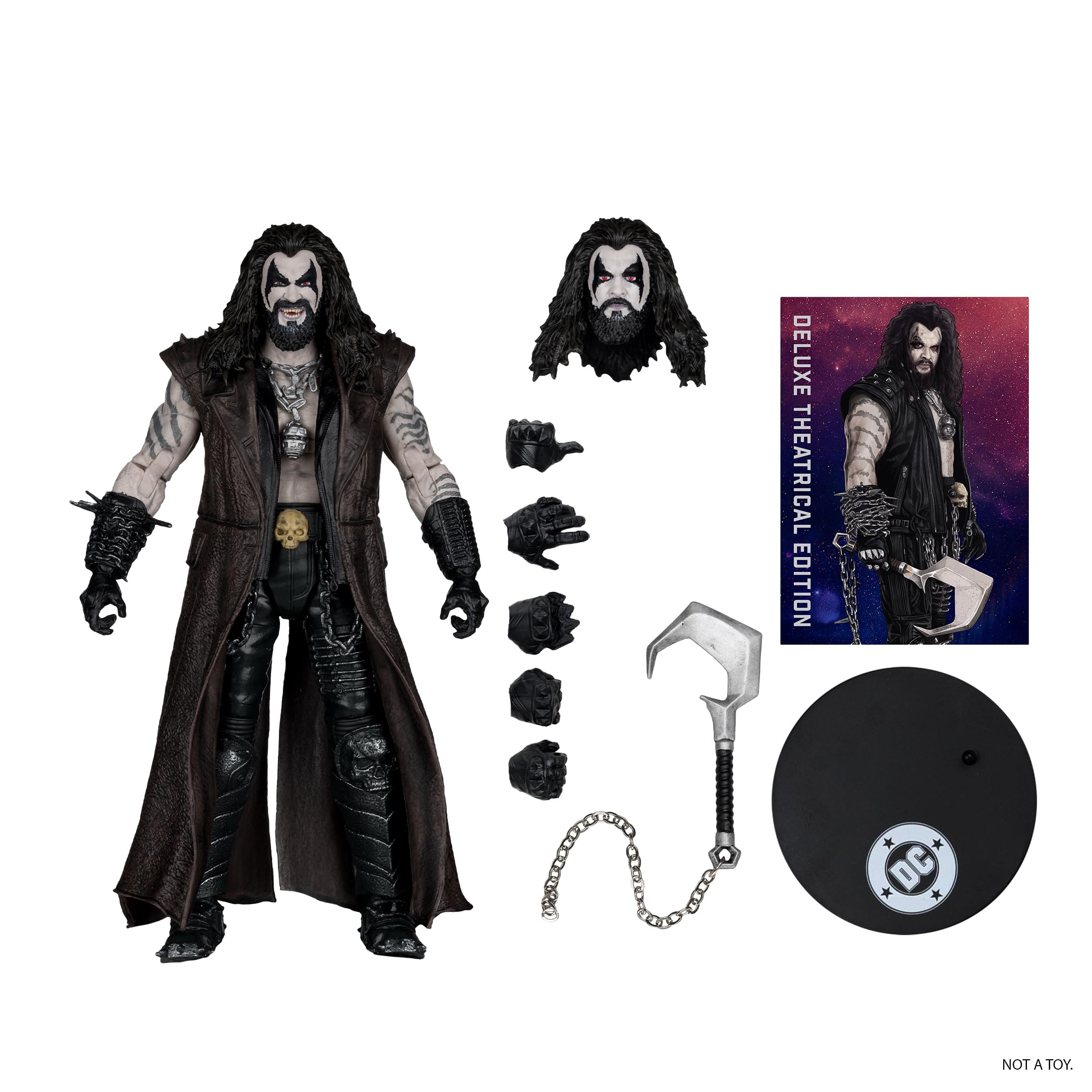 McFarlane DC Multiverse Lobo (Supergirl Movie) 7in Action Figure | Ultra Articulation | Deluxe 5
