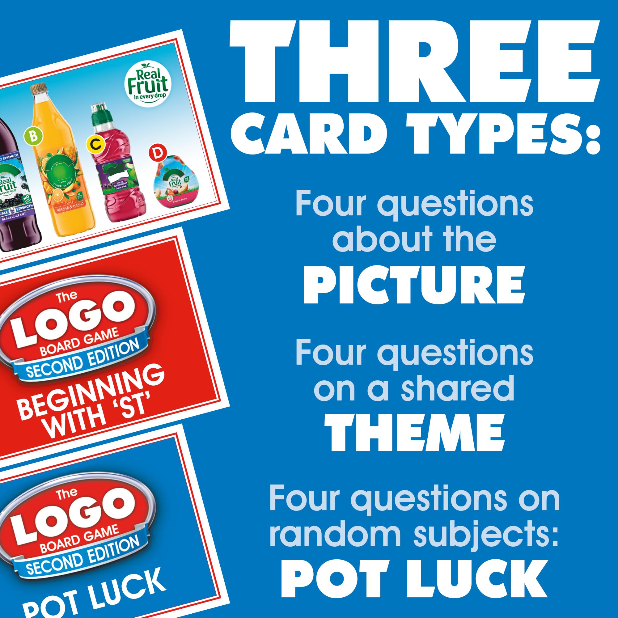 Drumond Park The LOGO Mini Board Game Second Edition - Family Trivia Game for Travel 4