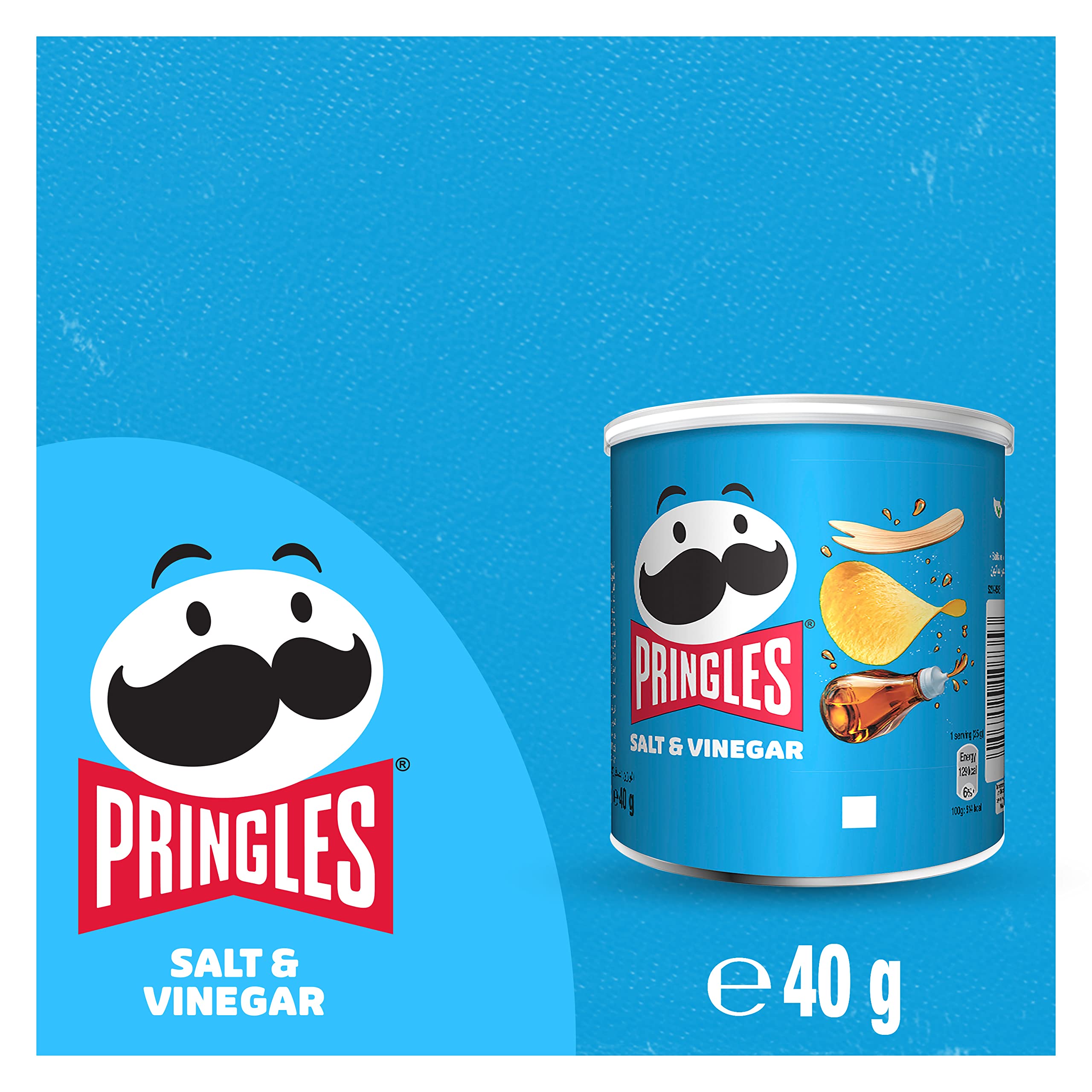 Pringles Kartoffelchips mit Salz- und Essiggeschmack, 40 g (12er-Packung) 7