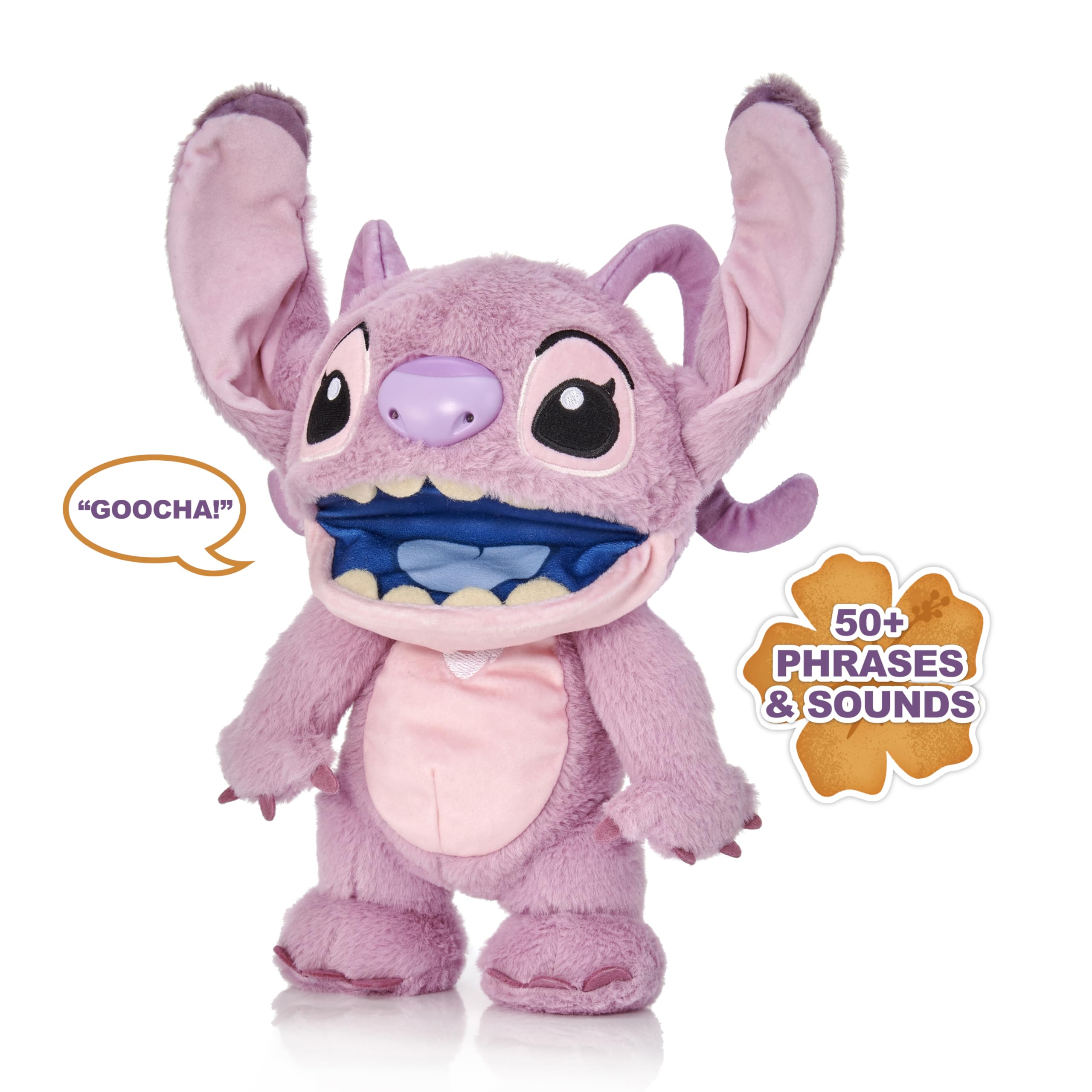 Disney Chatty Angel Deluxe Puppetronics - Interactive Talking Plush with Moving Mouth & Touch Sensors 3