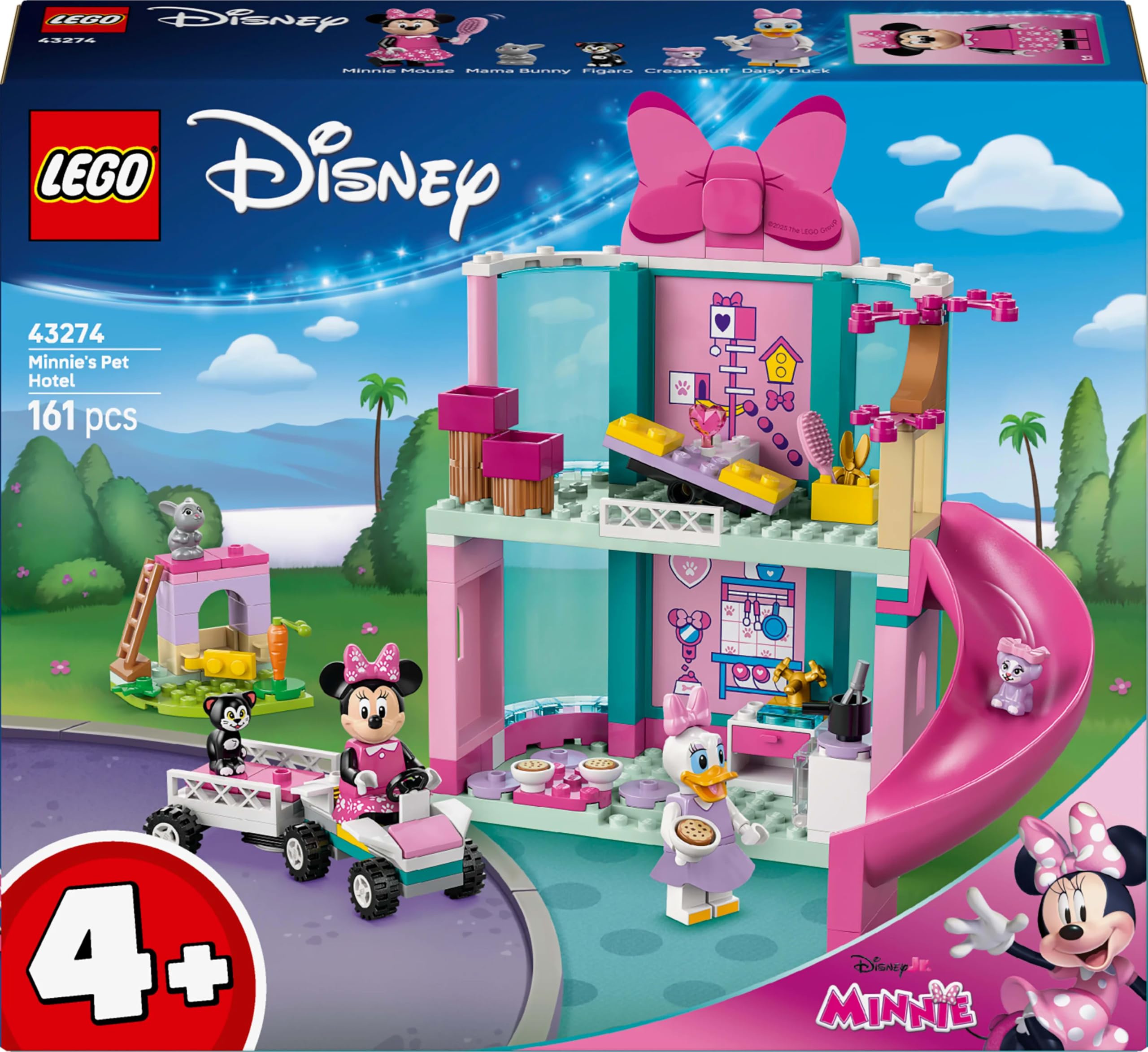 LEGO ǀ Disney Minnie’s Pet Hotel Building Toy with Minnie Mouse & Daisy Duck - 161-Piece Set for Ages 4+ 15
