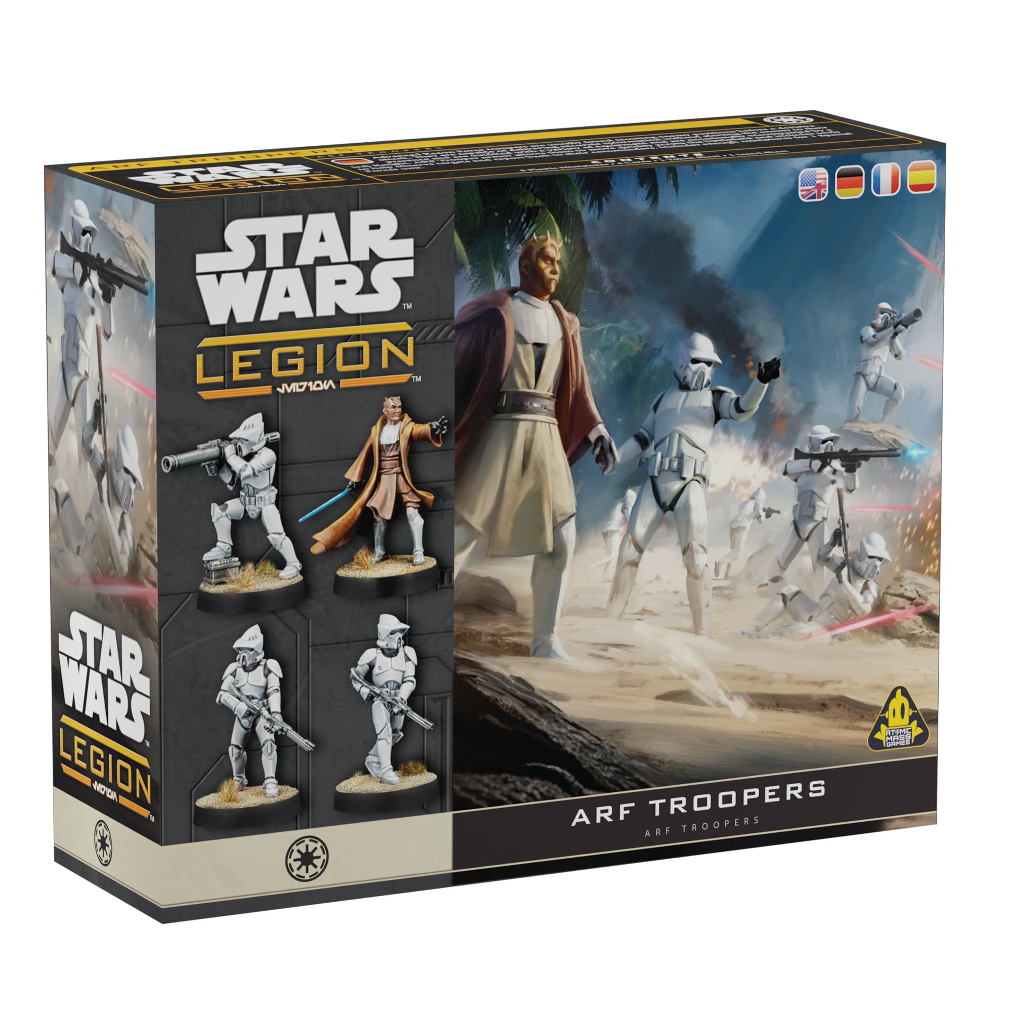 Atomic Mass Games Star Wars: Legion ARF Troopers Unit Expansion with Jedi Knight