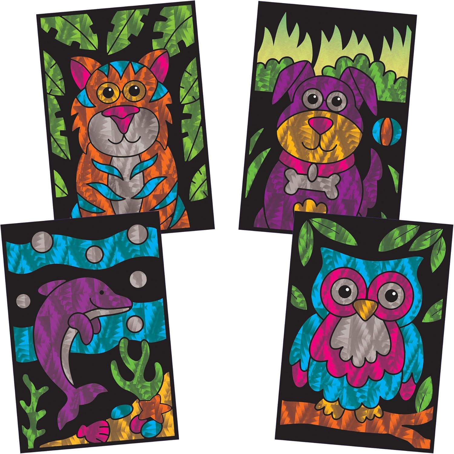 Galt Fab Folienkunst-Set – Glitzernde Bastelaktivität für Kinder ab 6 Jahren 3