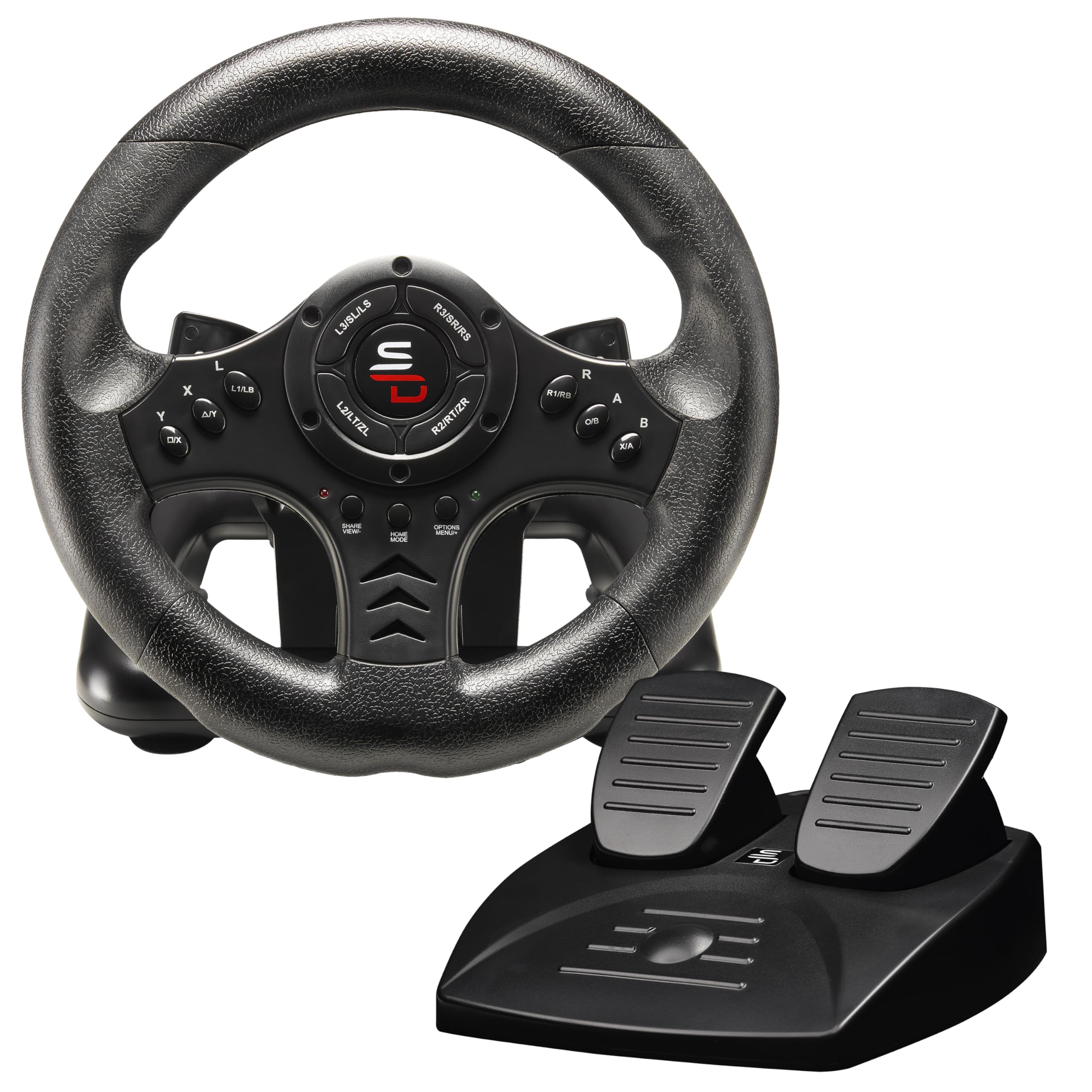 Superdrive SV450 Racing Steering Wheel with Pedals & Paddle Shifters for Xbox, PS4, Switch, PC 9