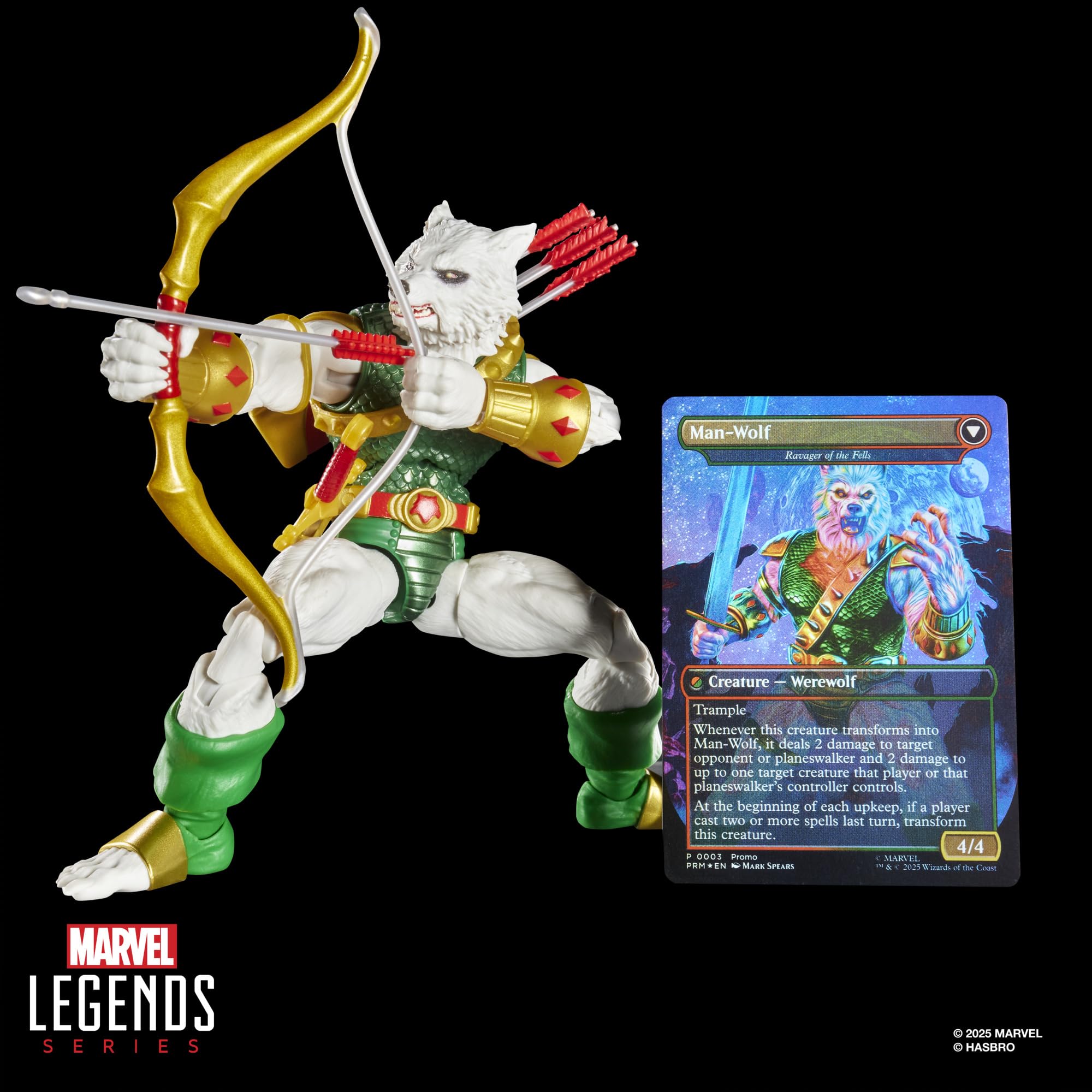Marvel Legends Series Magic: The Gathering Man-Wolf & Spider-Man 6-Inch Action Figure Set 9