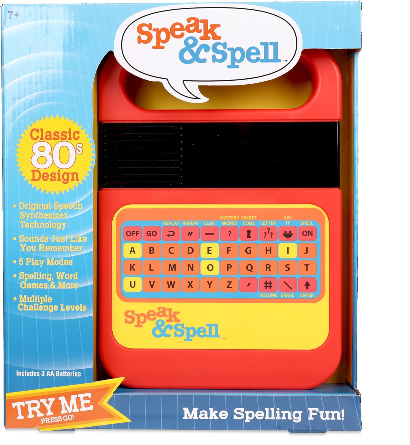 Basic Fun! Speak & Spell Electronic Game - Retro Educational Toy for Ages 7+ 4