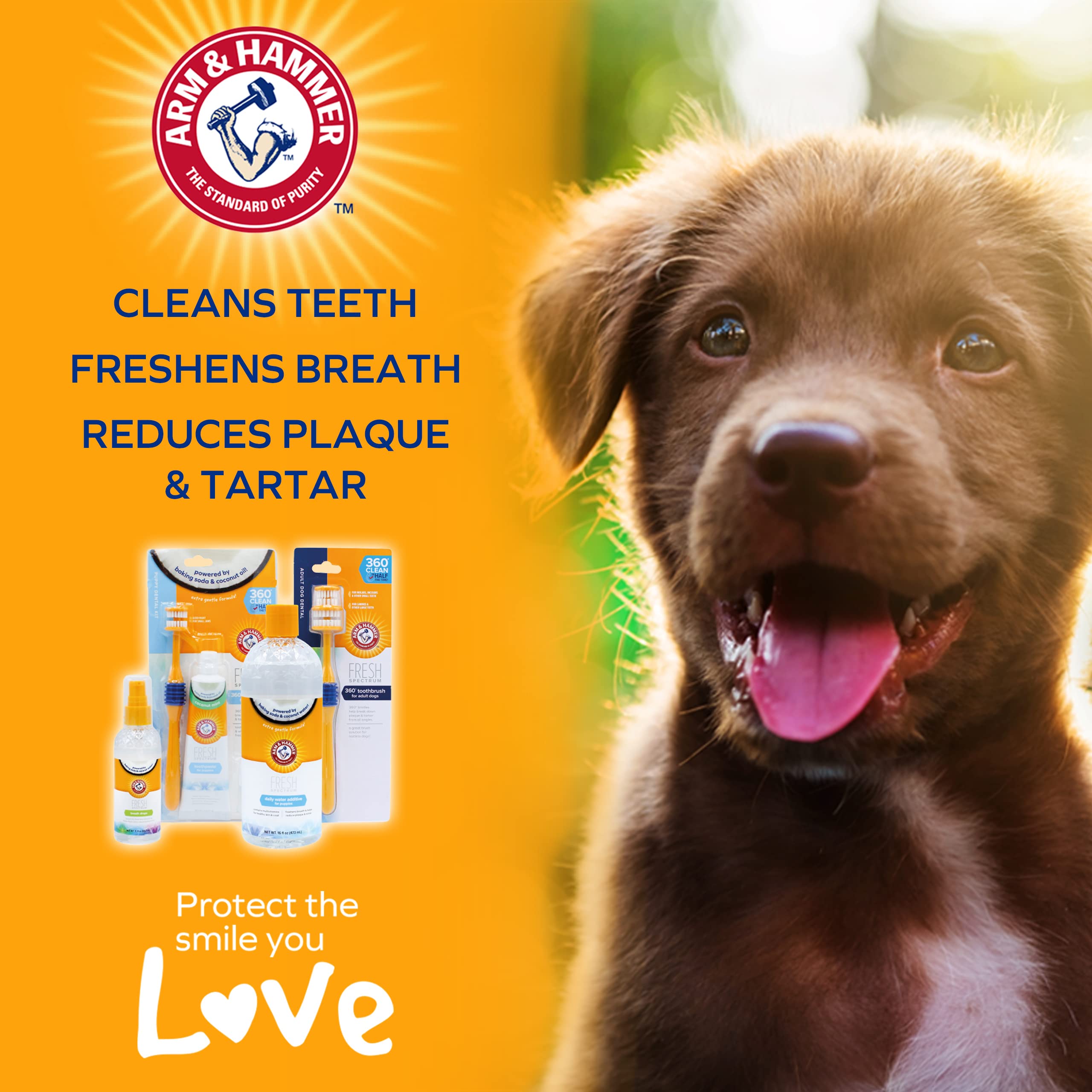 ARM & HAMMER Fresh Spectrum Coconut Mint Puppy Toothpaste - 55g | Baking Soda Formula | Freshens Breath 6