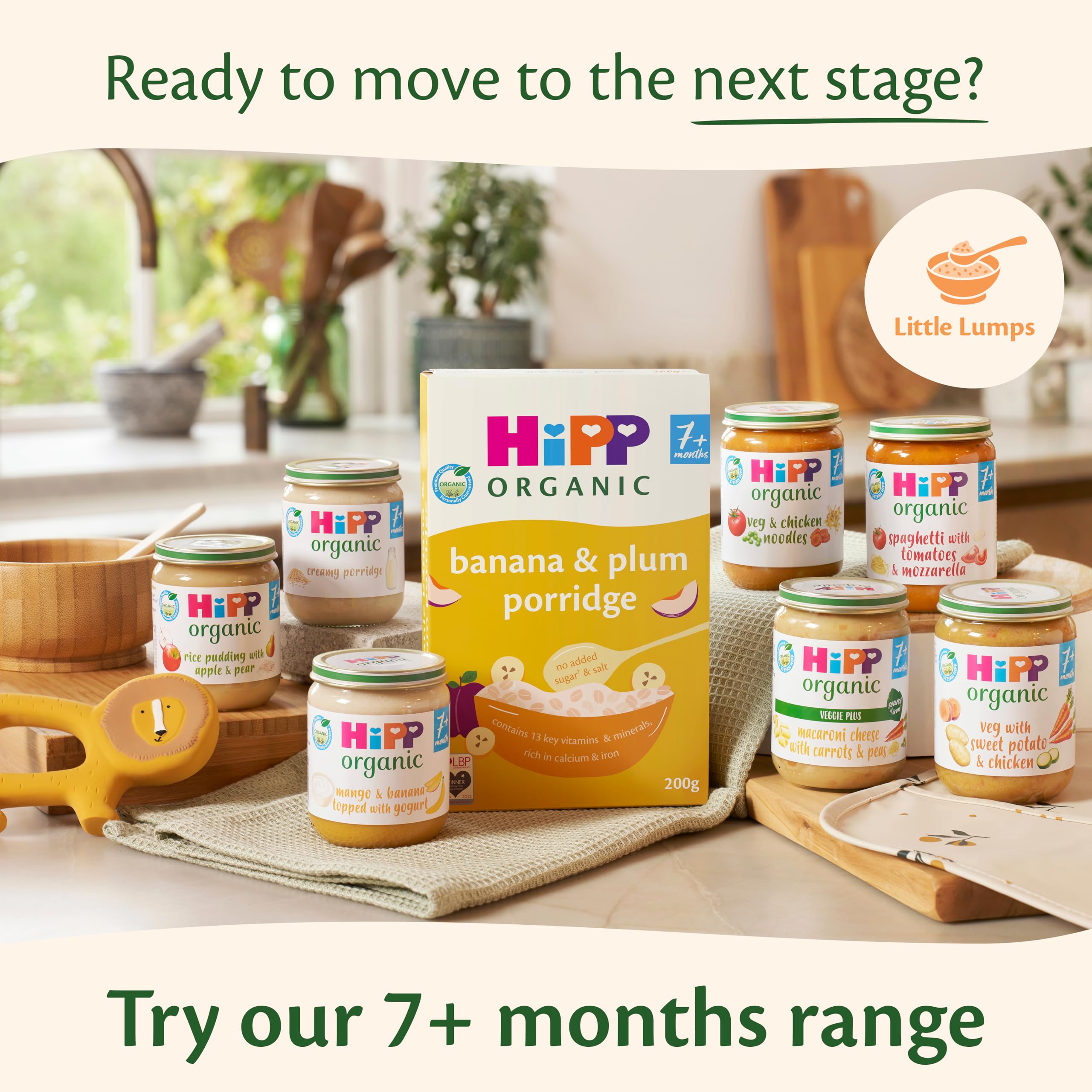 HiPP Organic Creamed Porridge Breakfast Baby Food Jar 6+ Months (6 x 125g) 10