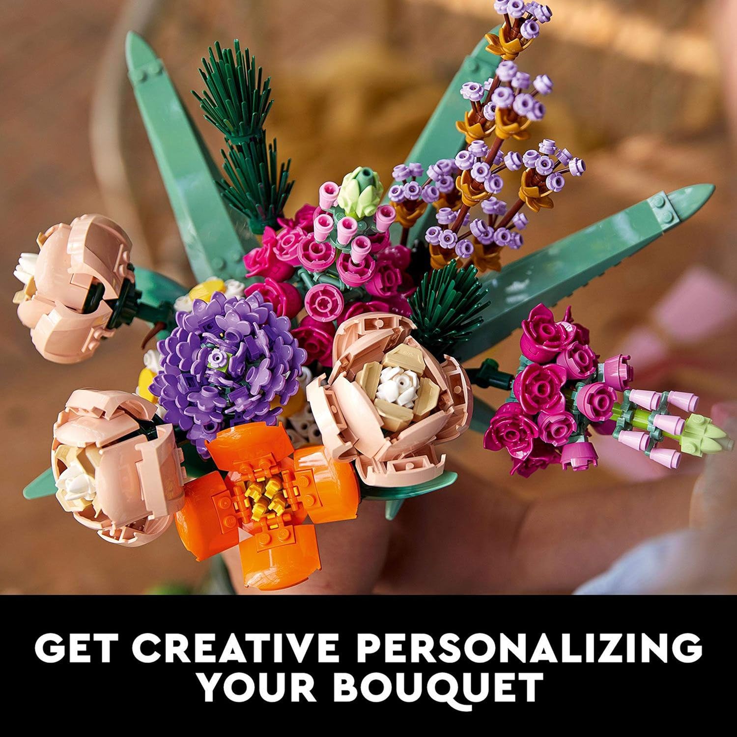 LEGO 10280 Blumenstrauß – Künstliche Blumen Bauset für Erwachsene 3
