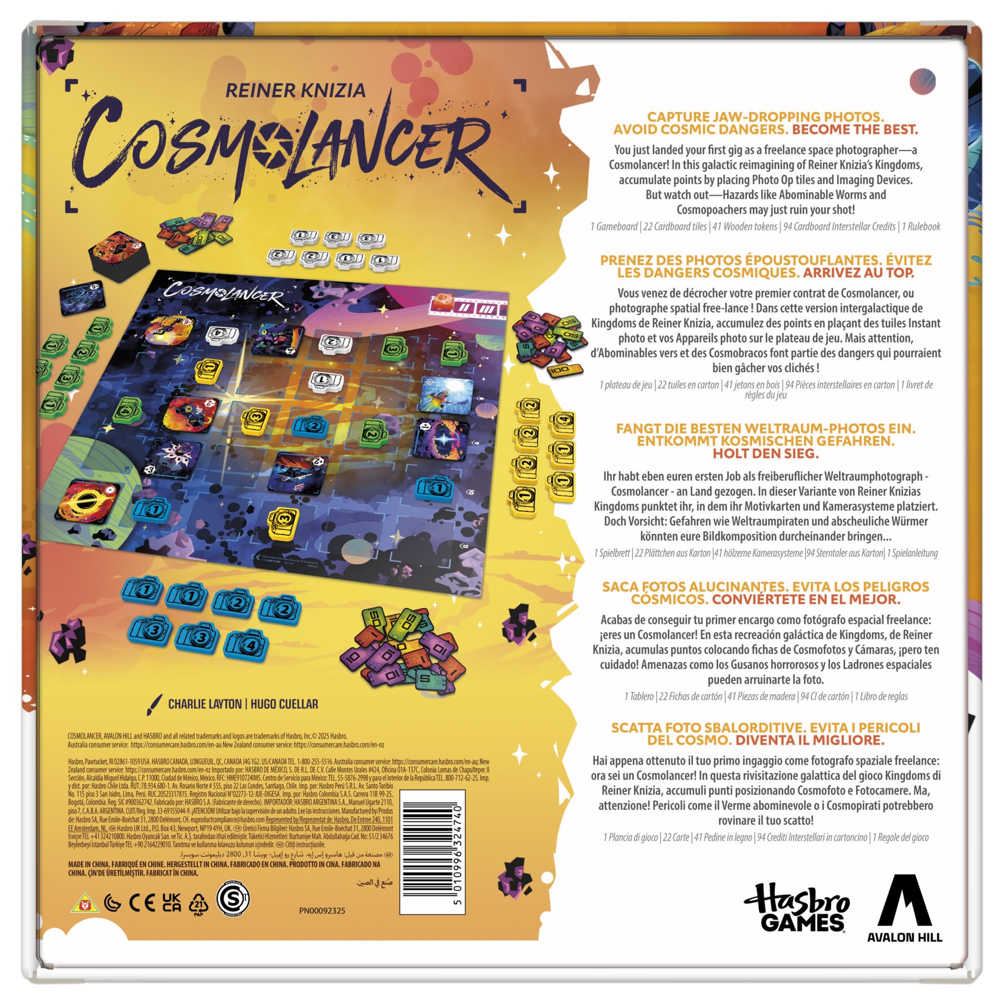 Hasbro Gaming Cosmolancer Strategy Board Game 6
