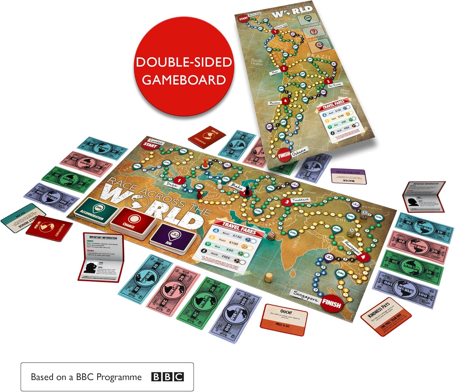 IDEAL Race Across the World: The Globe-Trotting Adventure Game | Board Game 3
