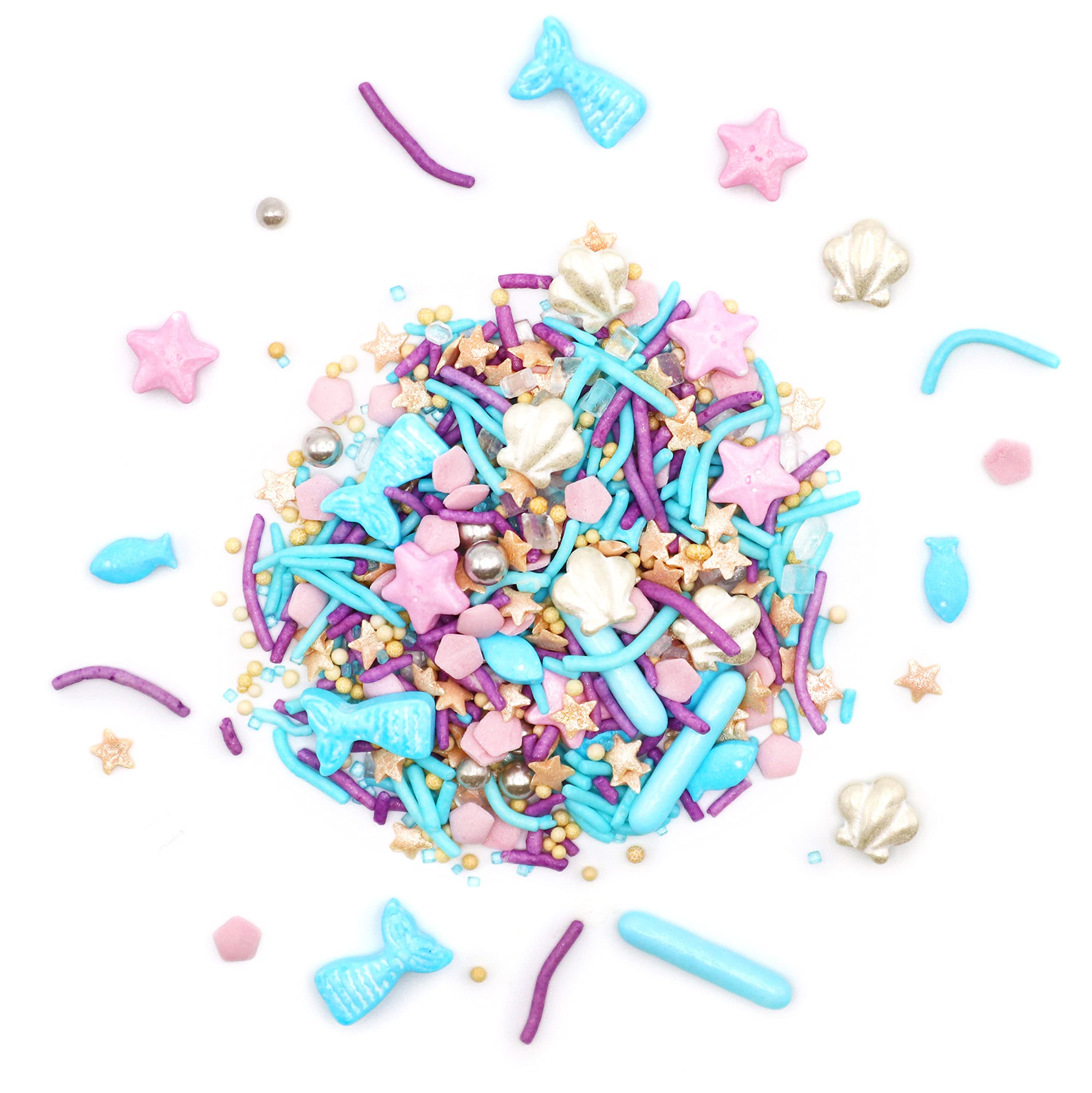 PME Out the Box Mermaid Sprinkle Mix - Multi-colored | 60g Resealable Box
