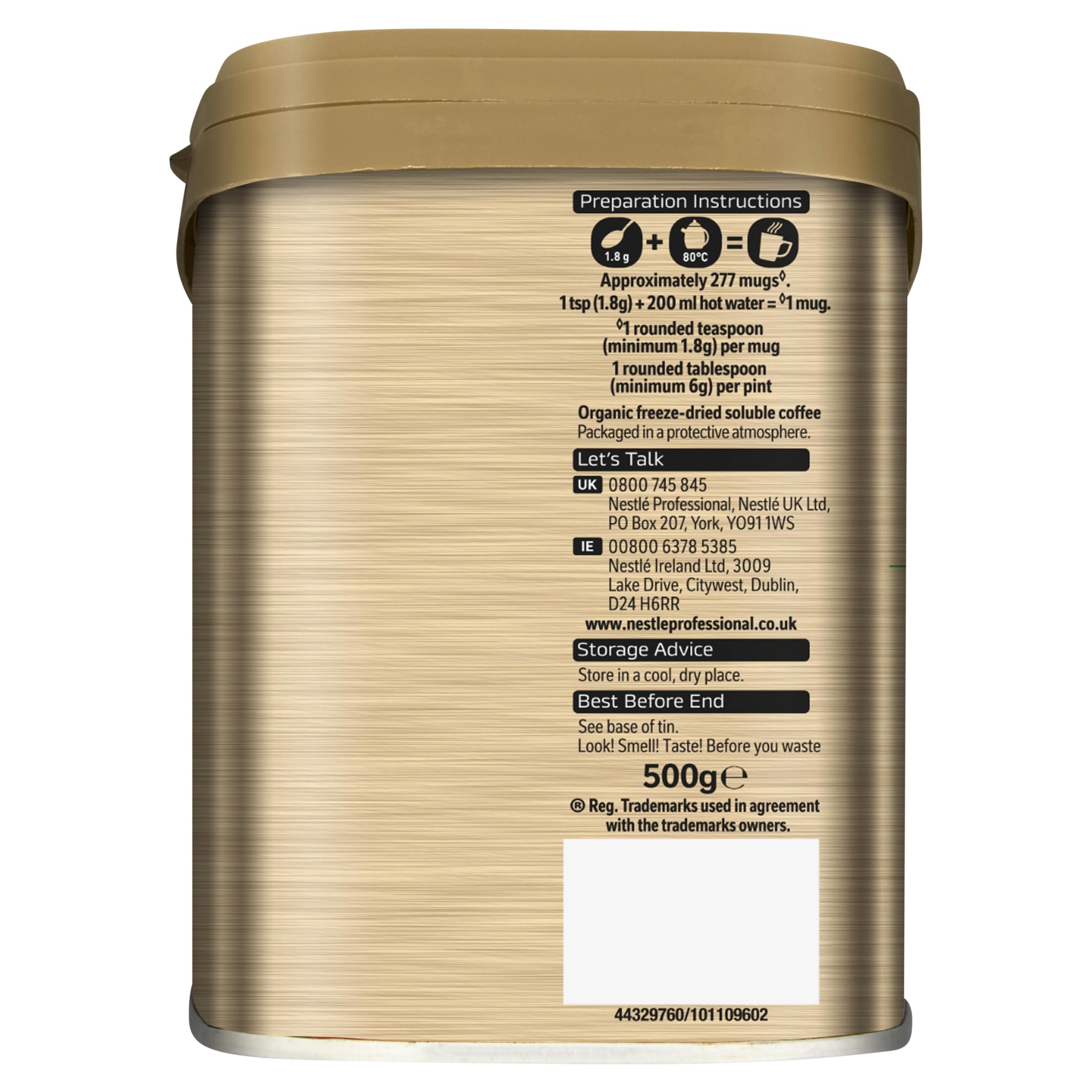 NESCAFÉ Organic Fairtrade Instant Coffee 500g - 100% Arabica, Citrus Notes, EU Organic Certified 9