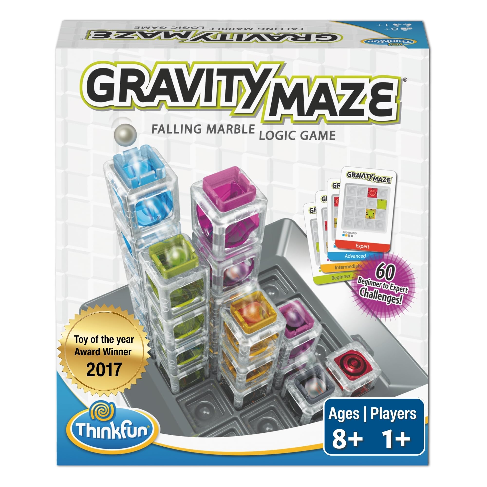 ThinkFun Gravity Maze – Logikspiel mit fallenden Murmeln und MINT-Spielzeug für Kinder ab 8 Jahren 7