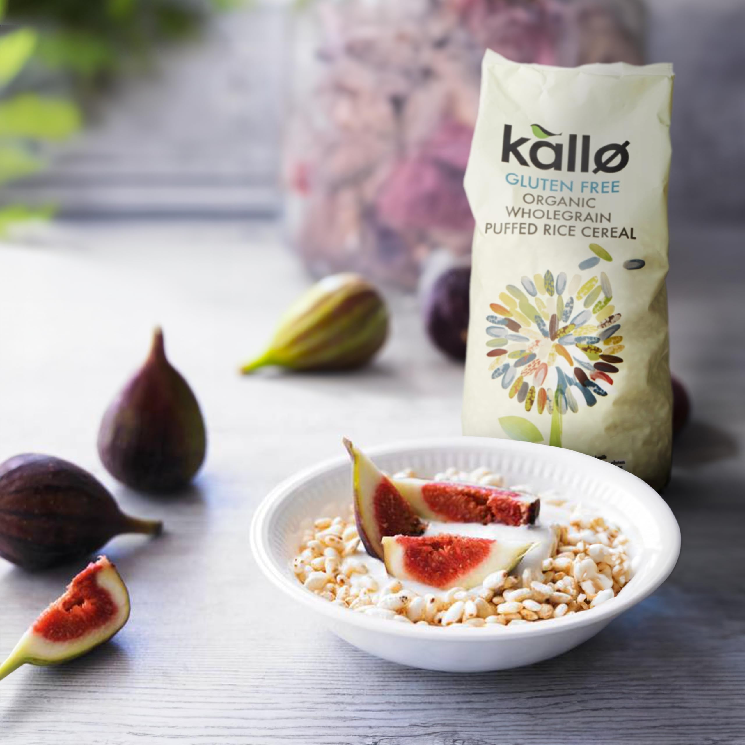 Kallo Gluten Free Organic Wholegrain Puffed Rice Cereal, 225g 10