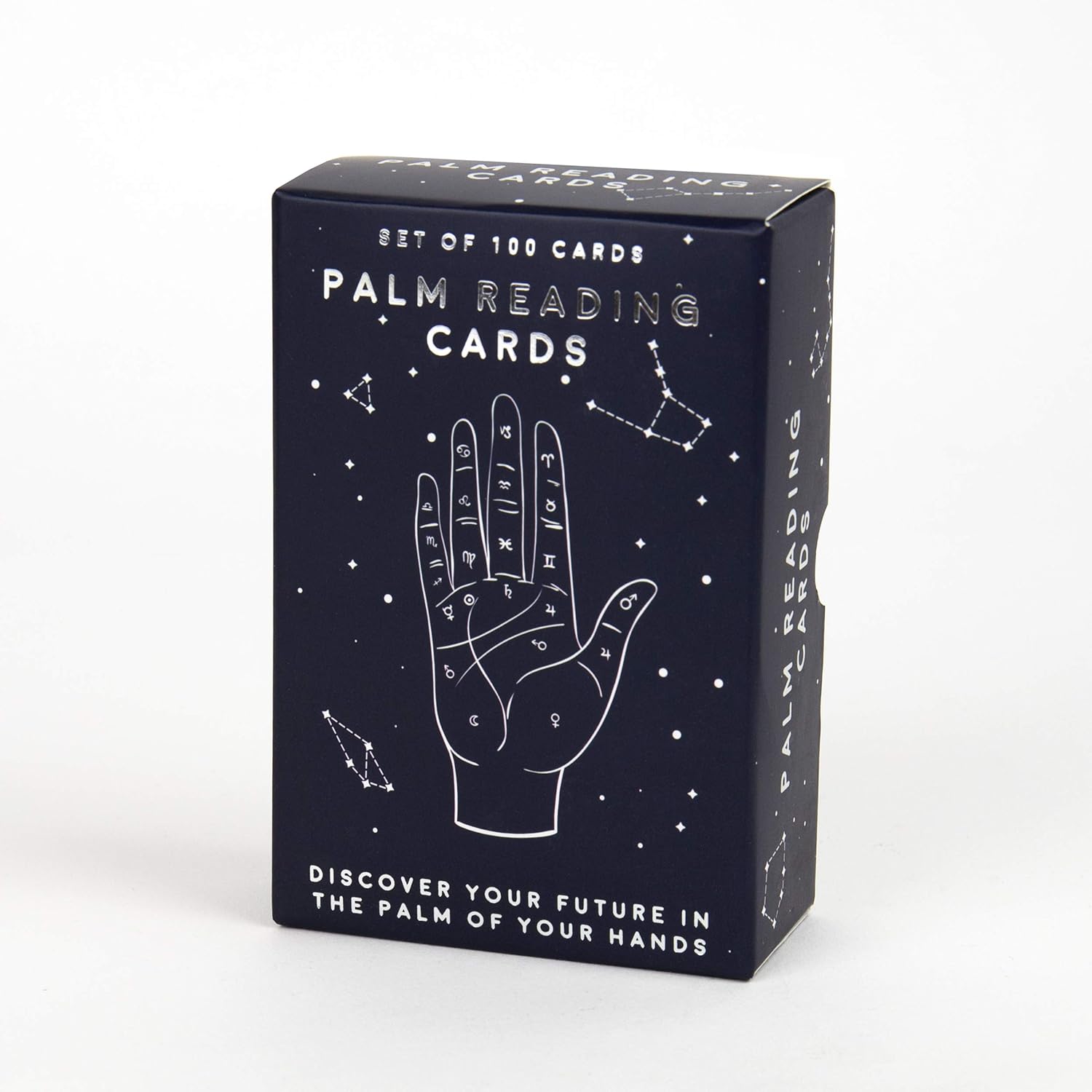 Gift Republic GR700016 Palm Reading Cards - 100-Card Divination Set for Beginners