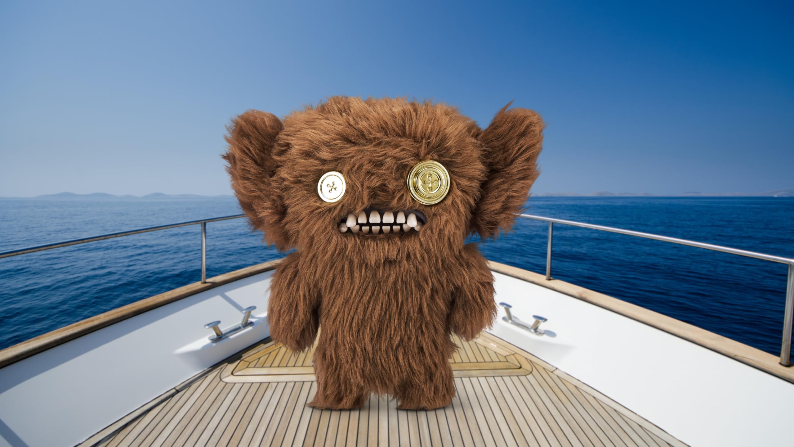 Fuggler Gold Fuggs by ZURU - Funny Ugly Monster Plush Collectible Toy 3