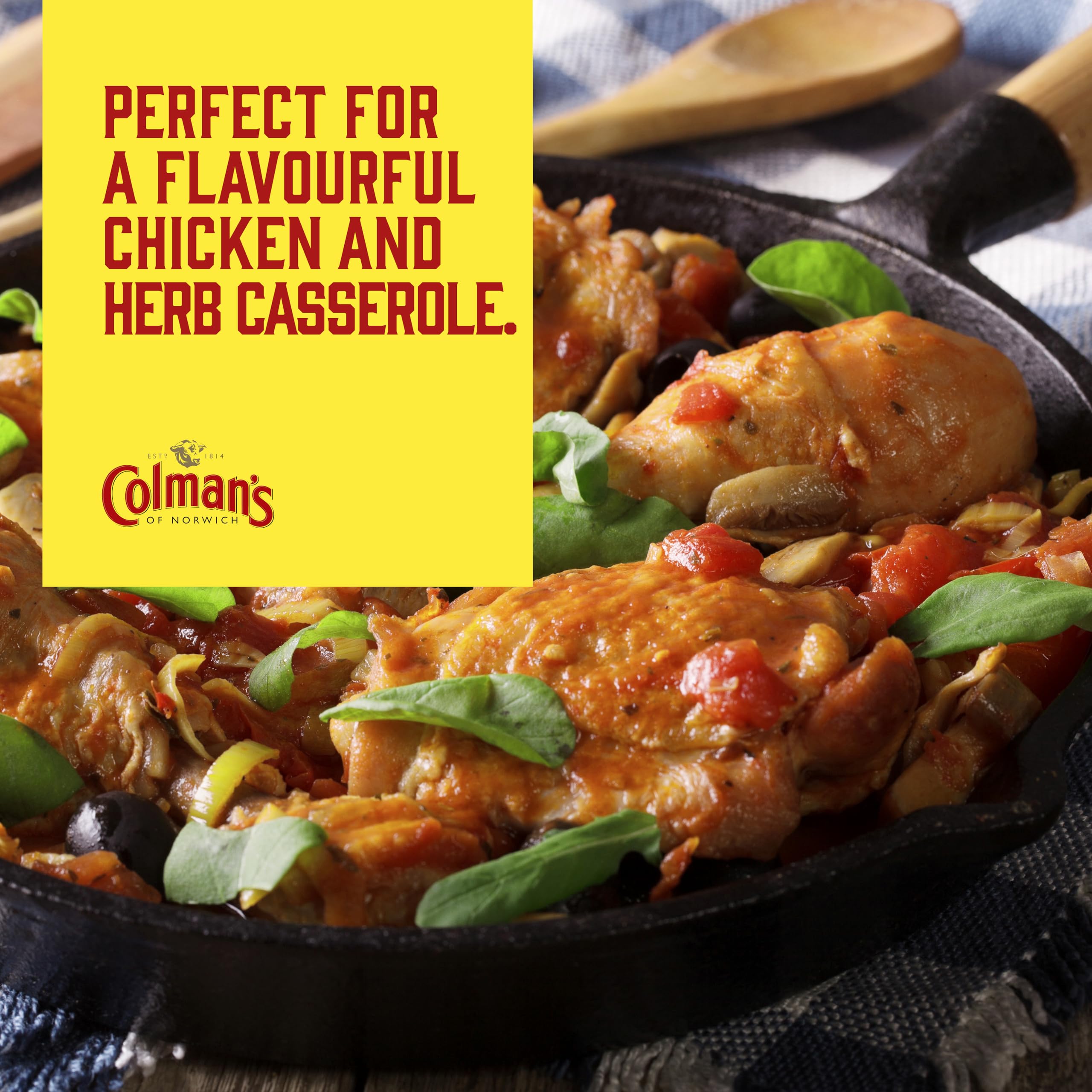 Colman's Chicken Casserole Seasoning Mix - Onion & Herb Blend for 4 Servings, 40g 6
