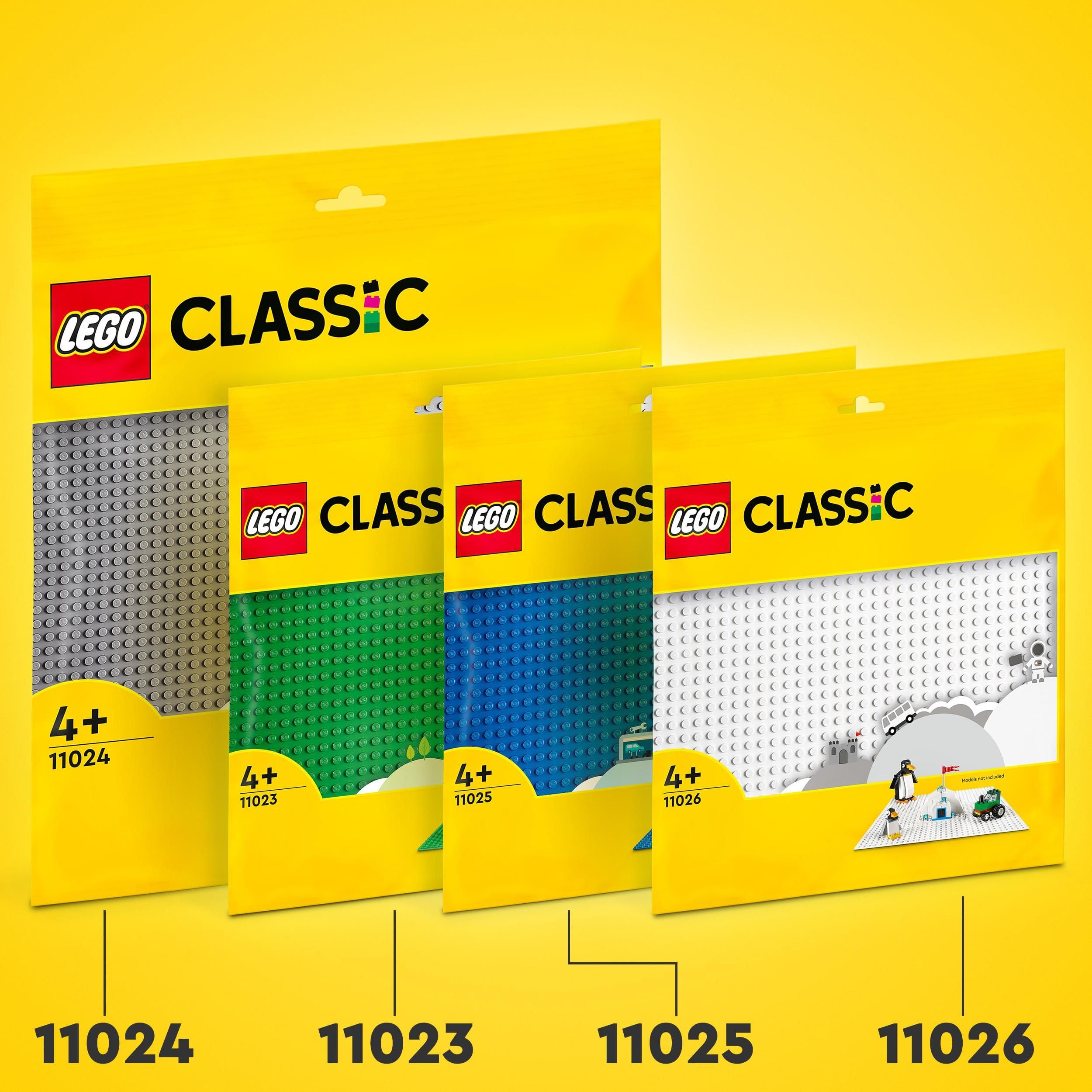 LEGO Classic 11025 Blue Building Plate - 32x32 Stud Base for Construction Toys | Ages 4+ 6