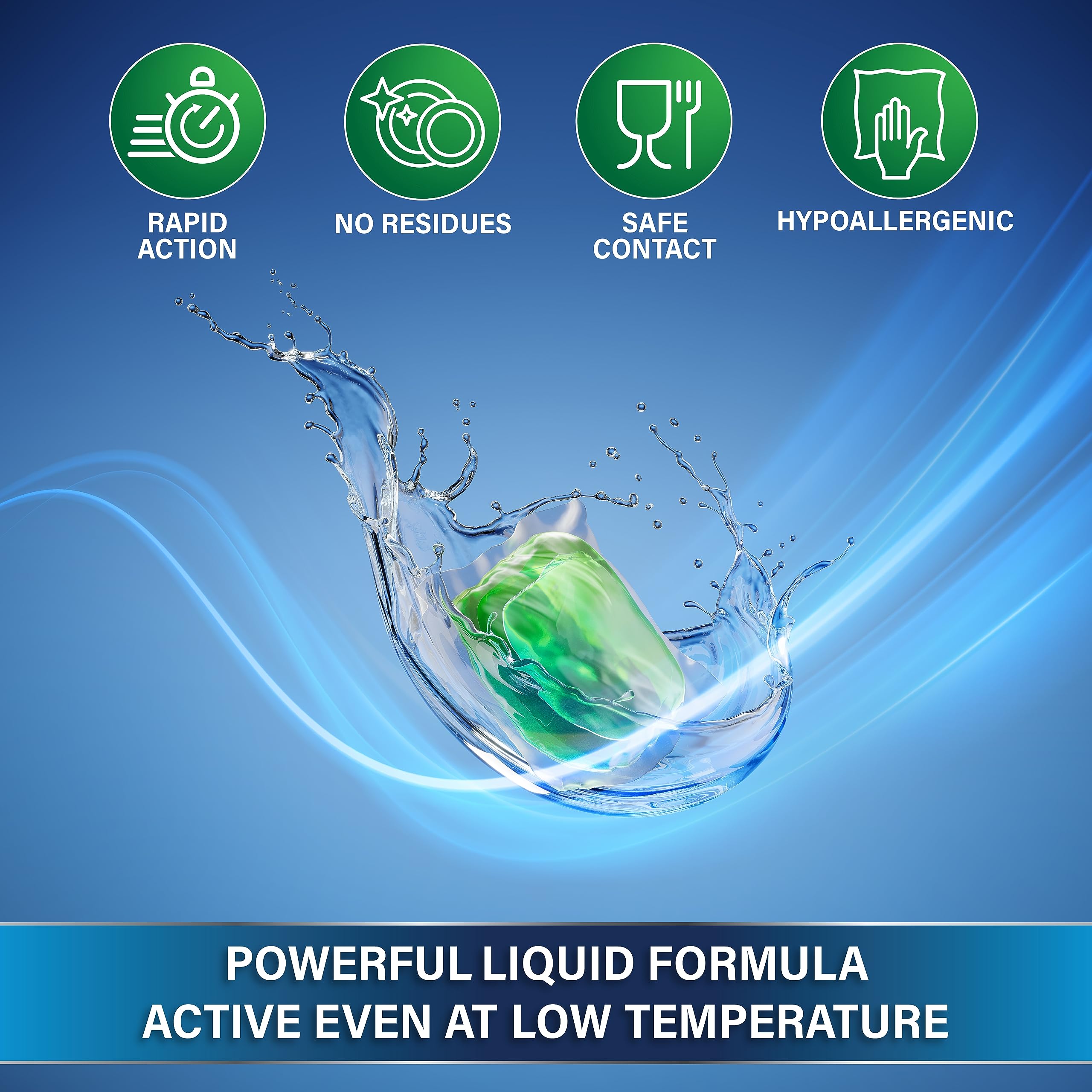 CARE + PROTECT Triple Power Pod Descaler & Degreaser for Washing Machine & Dishwasher - 6 Pack