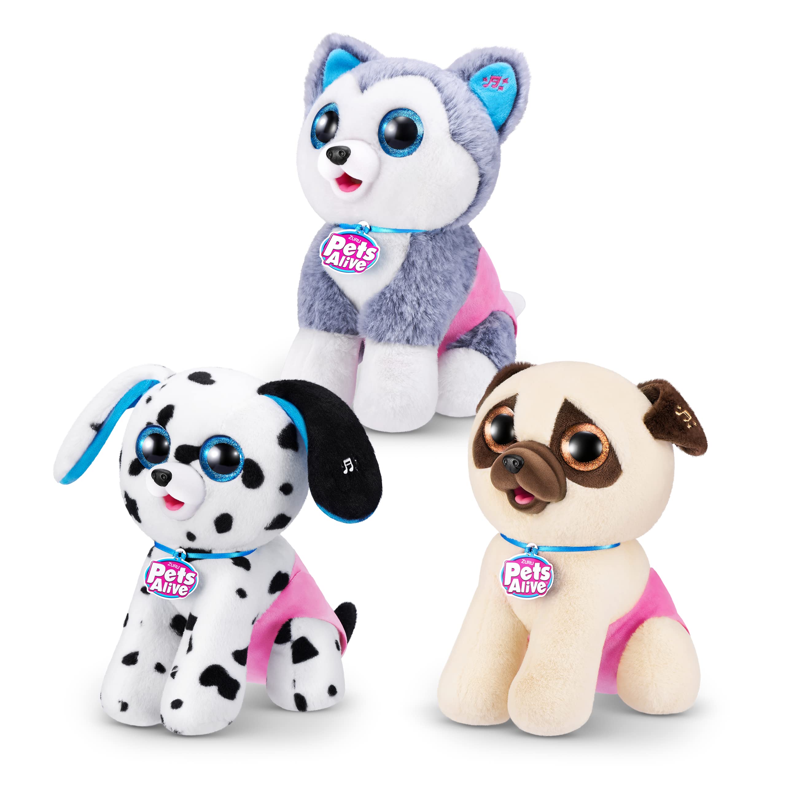 Pets Alive Pooping Puppies - Dalmatian Interactive Electronic Plush Toy with Color Change & Sounds, Ages 3+ 4
