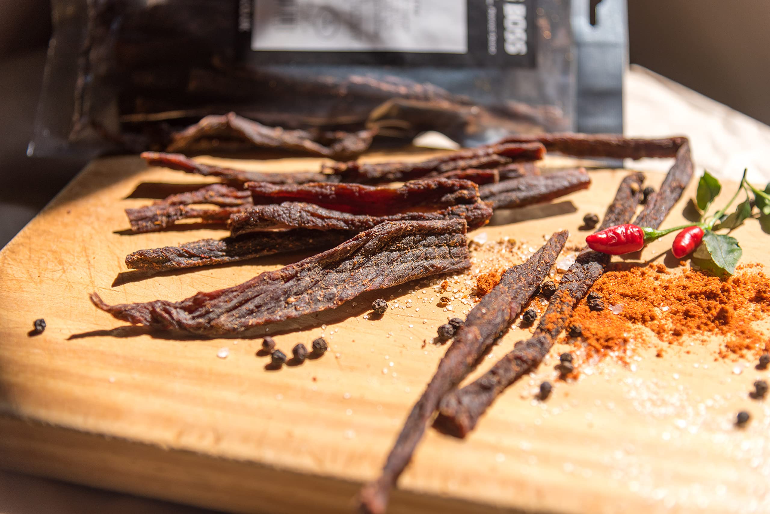 Biltong Boss Chilli Bites (Snap Sticks) – Authentischer südafrikanischer Rindfleisch-Snack, proteinreich, kohlenhydratarm 5