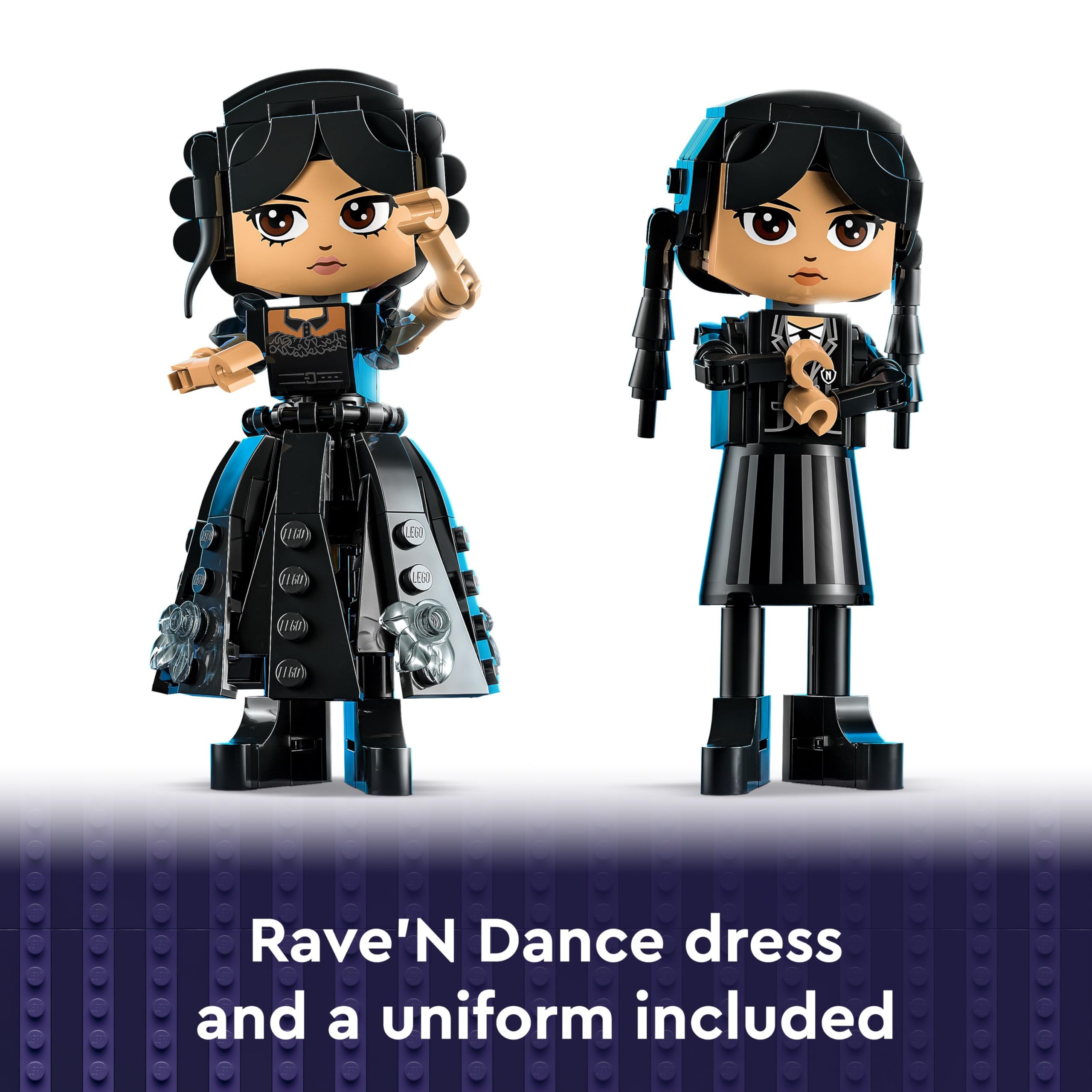 LEGO Wednesday Addams Figure Set - Posable Collectible Building Toy for Kids 10+ 7