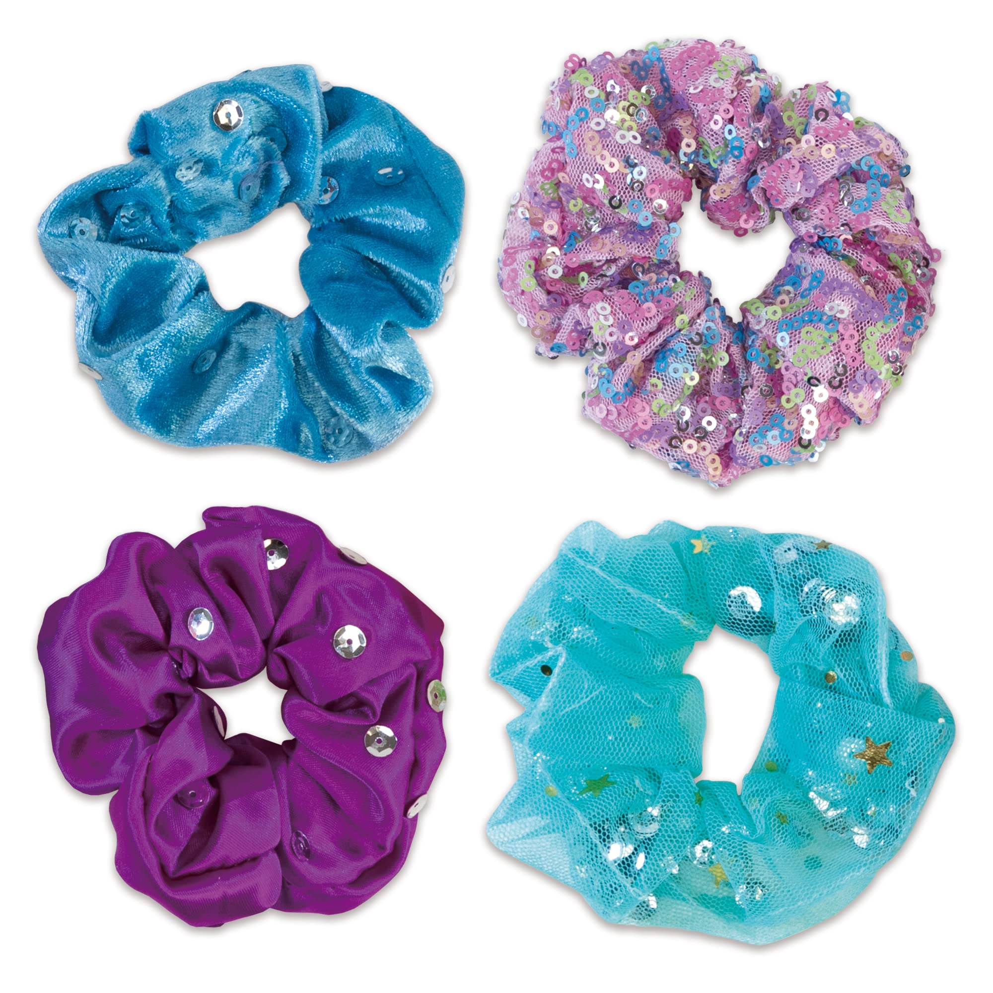 Galt - Sparkly Scrunchies Craft Kit for Kids 7