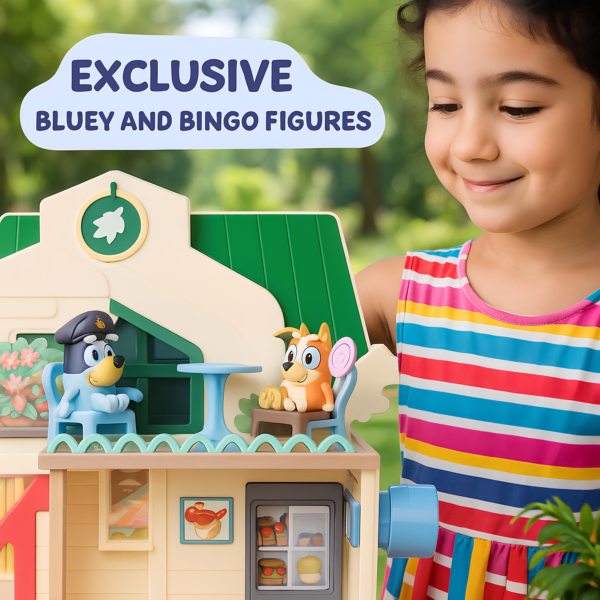 Bluey Supermarket Playset - 3-Level Interactive Play with Exclusive Bluey & Bingo Figures 6