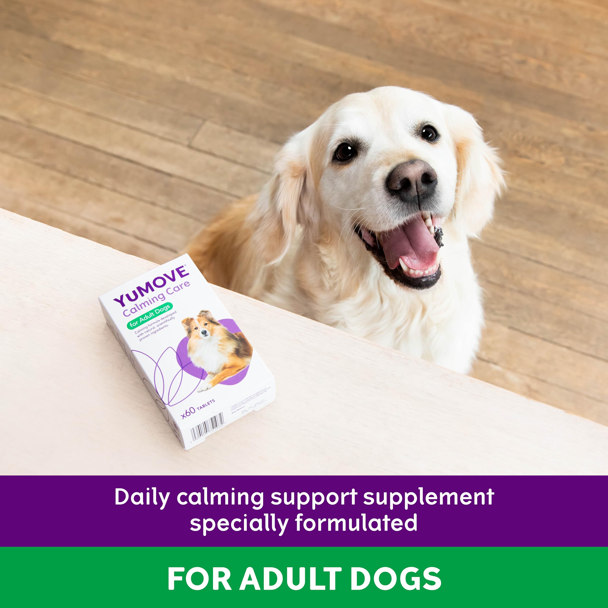 YuMOVE Calming Care Tasty Treats Dog Supplements for Anxiety Relief | 120 Tablets 3