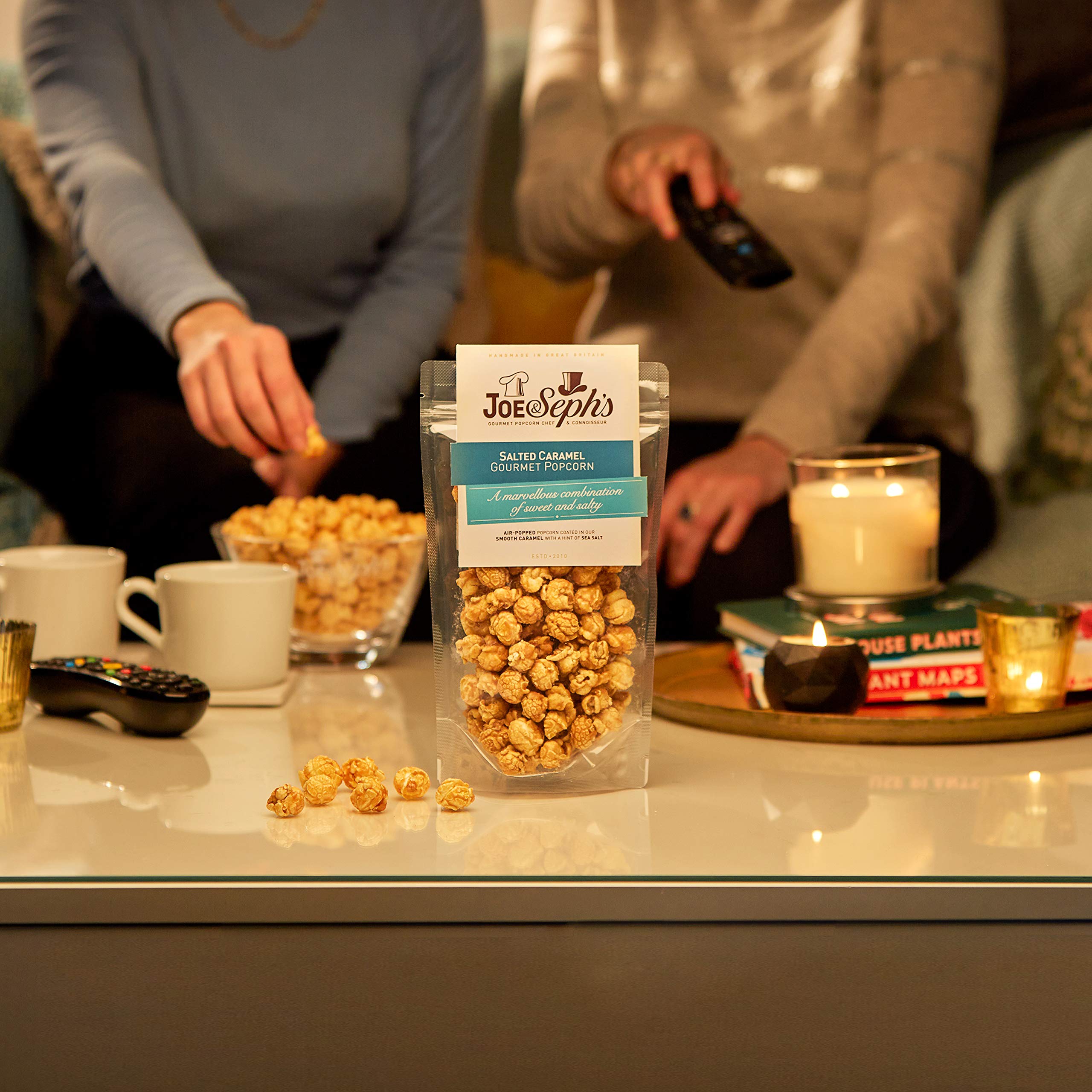 Joe & Seph's Movie Night In Box - Gourmet Popcorn & Chocolate Bites Gift Set (500g) 4