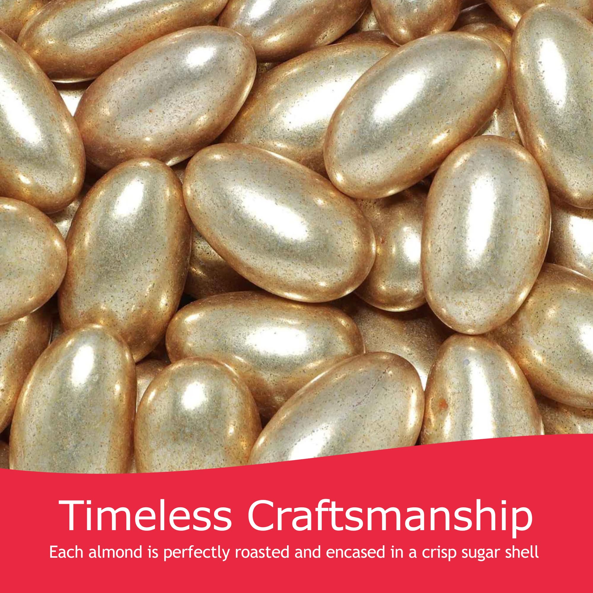 Rita Farhi Gold and Silver Almond Dragees (240g) – Luxury Sugared Almonds for Weddings and Celebrations 10