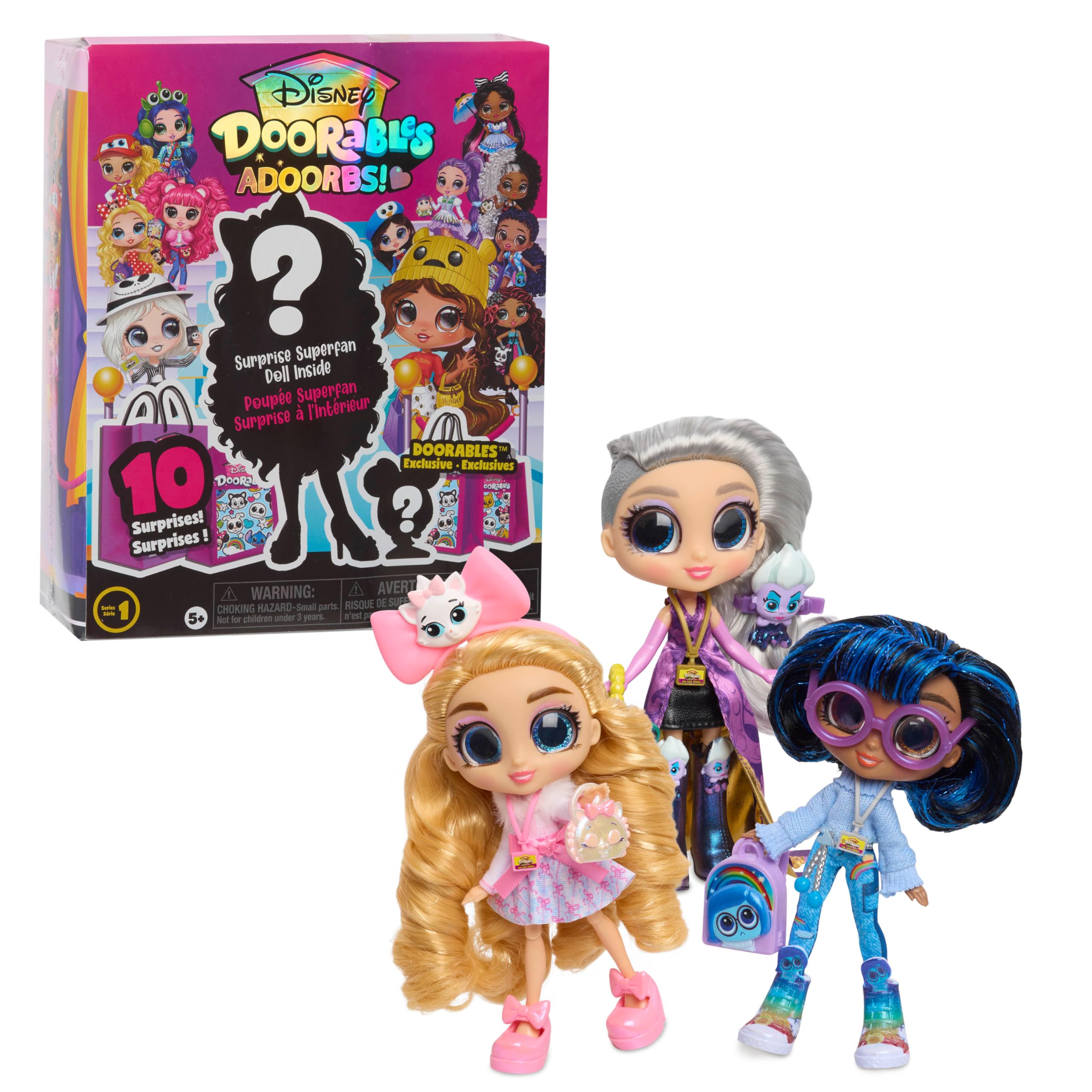 Disney Doorables ADOORBS Dolls - Collectible Fashion Playset for Kids Ages 5-12 8