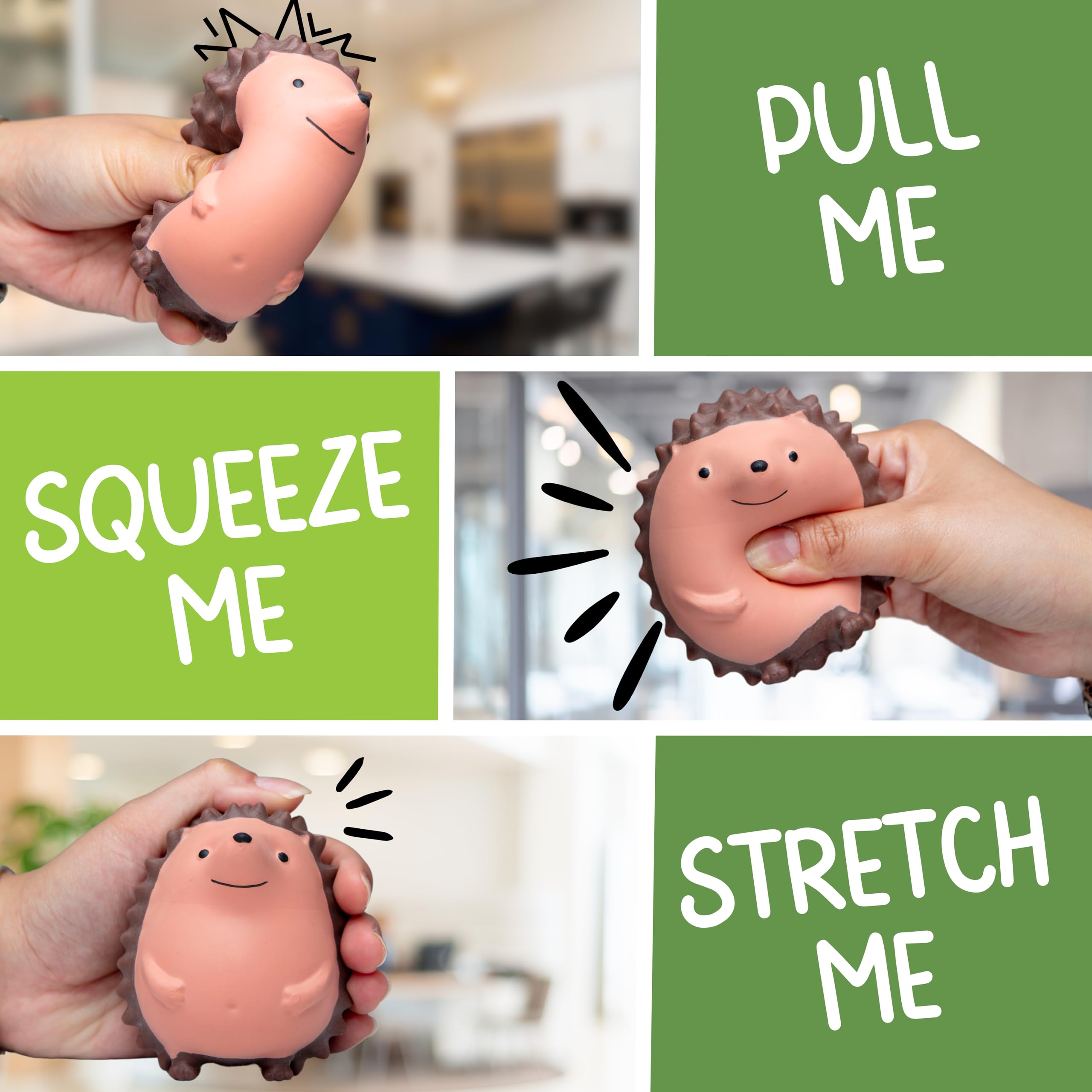 Stress Hog Squishy Hedgehog Toy - Fun Anxiety Relief for Adults & Teens 10