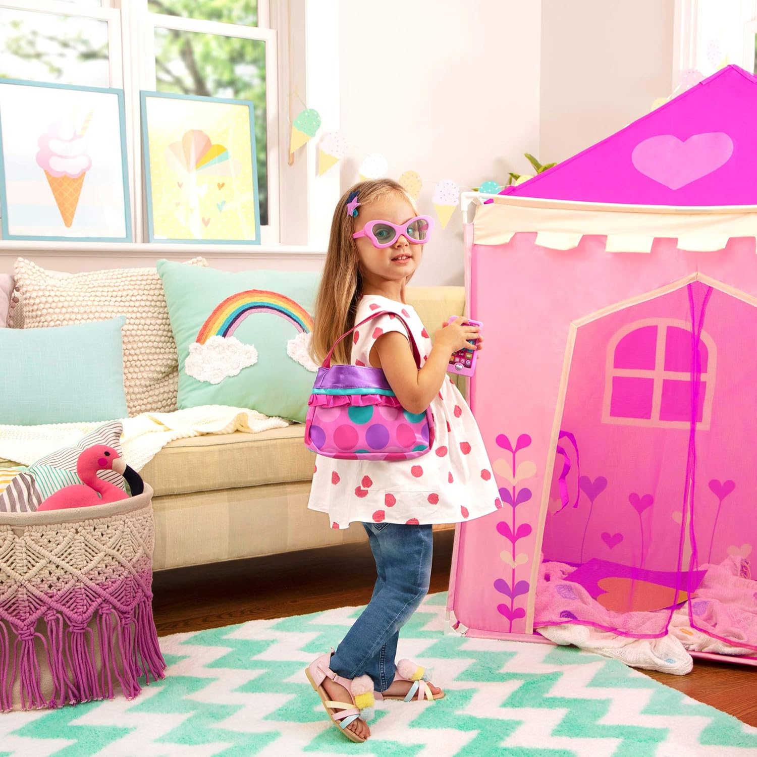 Play Circle Princess Purse Role Play Set with 8 Accessories 5