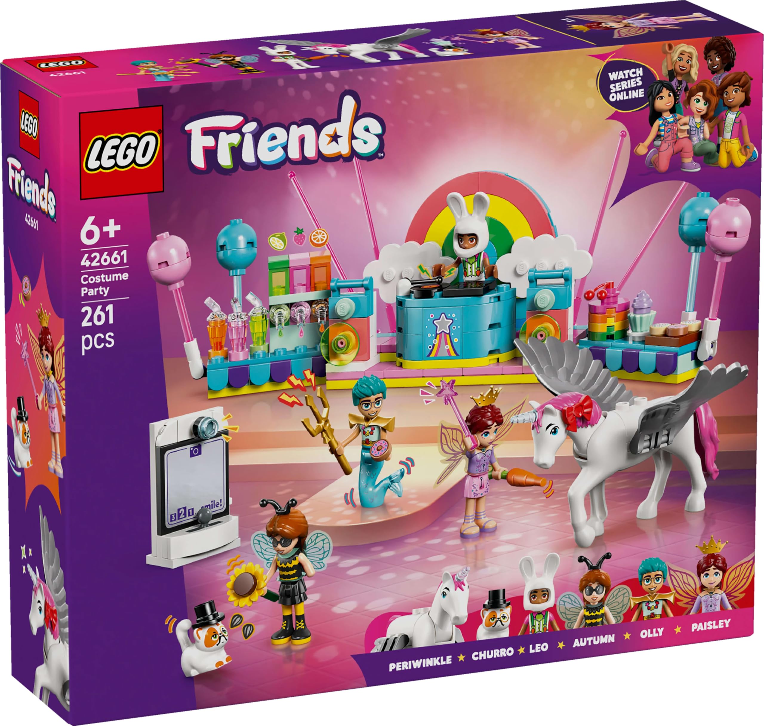 LEGO Friends Costume Party with Unicorn & Fairy - Building Playset for 6+ Year Olds 4