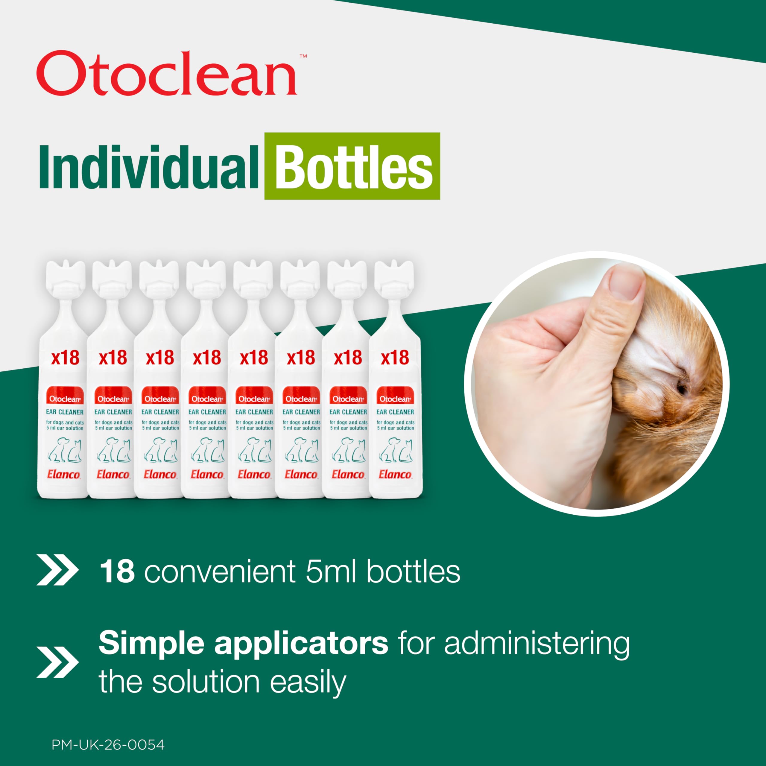 VioVet Otoclean Ear Cleaner - Soothing Drops for Dogs & Cats in 5ml Portioned Vials 4