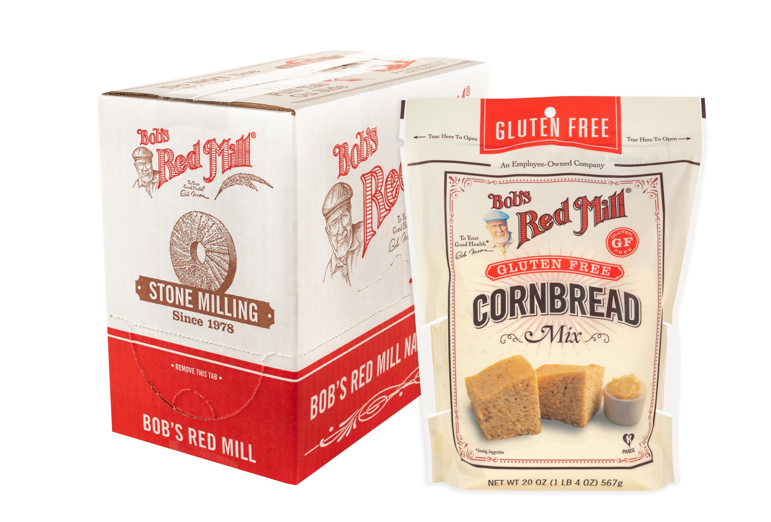 Bob's Red Mill - Gluten Free Cornbread Mix, 567g Pouch