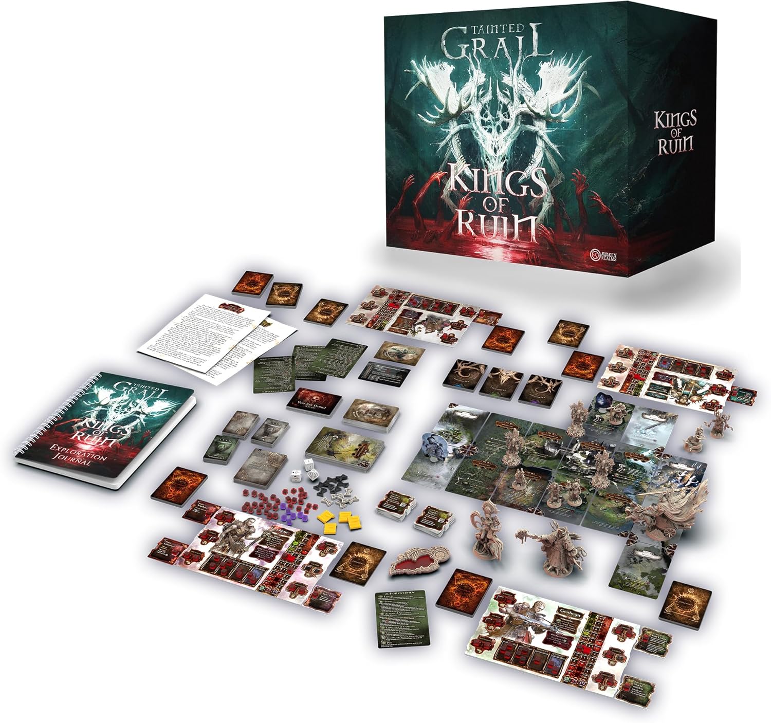 Awaken Realms Tainted Grail: Kings of Ruin Board Game CORE Box