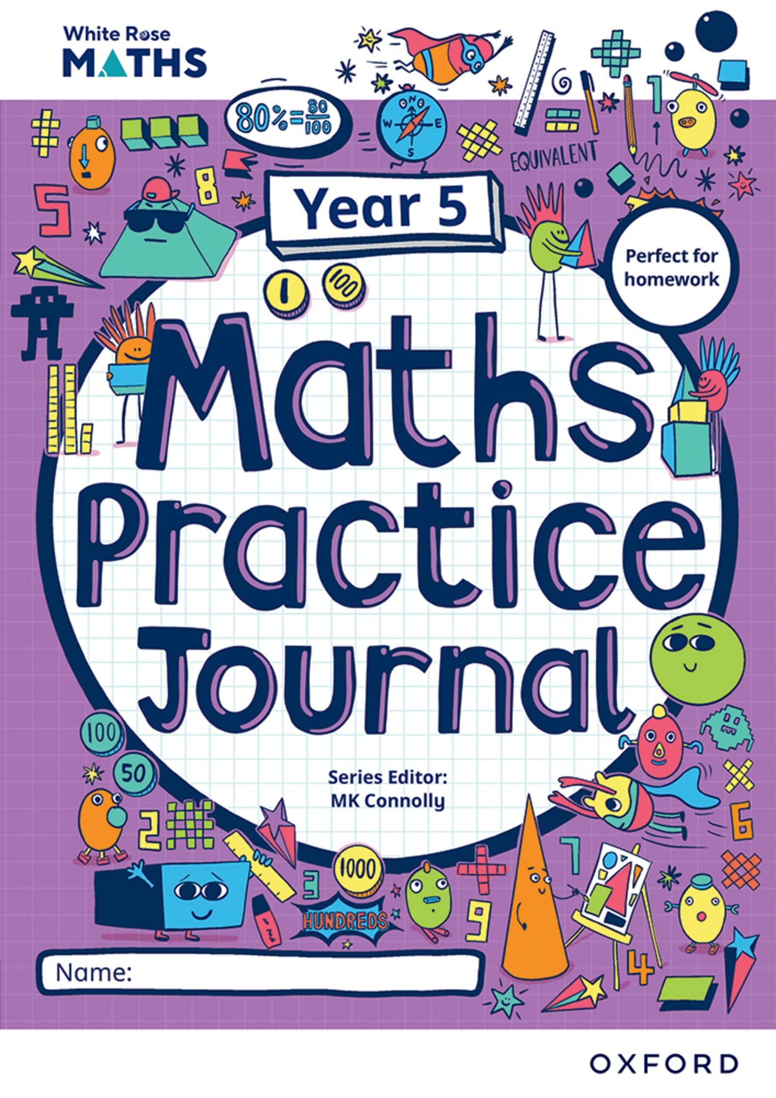 White Rose Maths Practice Journals Year 5 Workbook | Paperback | Caroline Hamilton 1