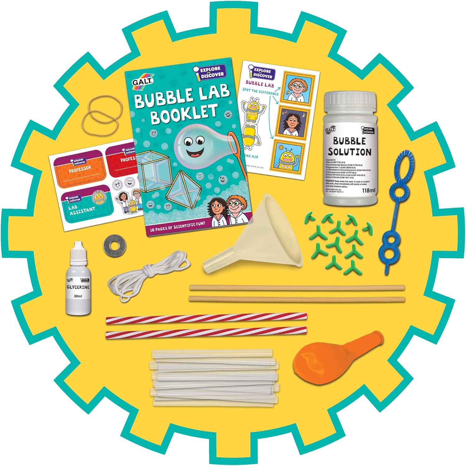 Galt Toys Bubble Lab - STEM Science Kit for Kids Ages 5-10 3