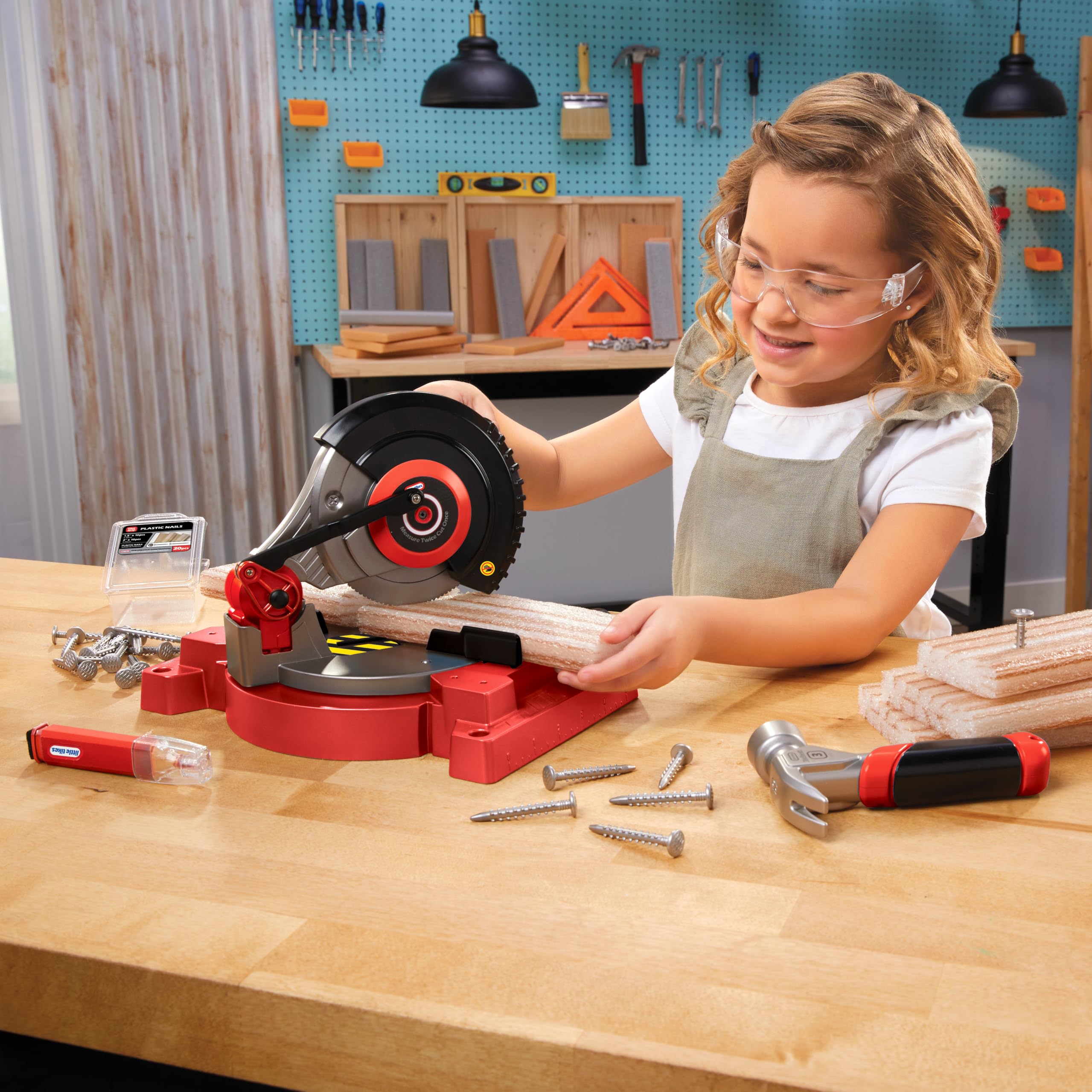 Little Tikes Creative Construction Power Cuts Set - 120-Piece Building Playset for Kids 3+ 11