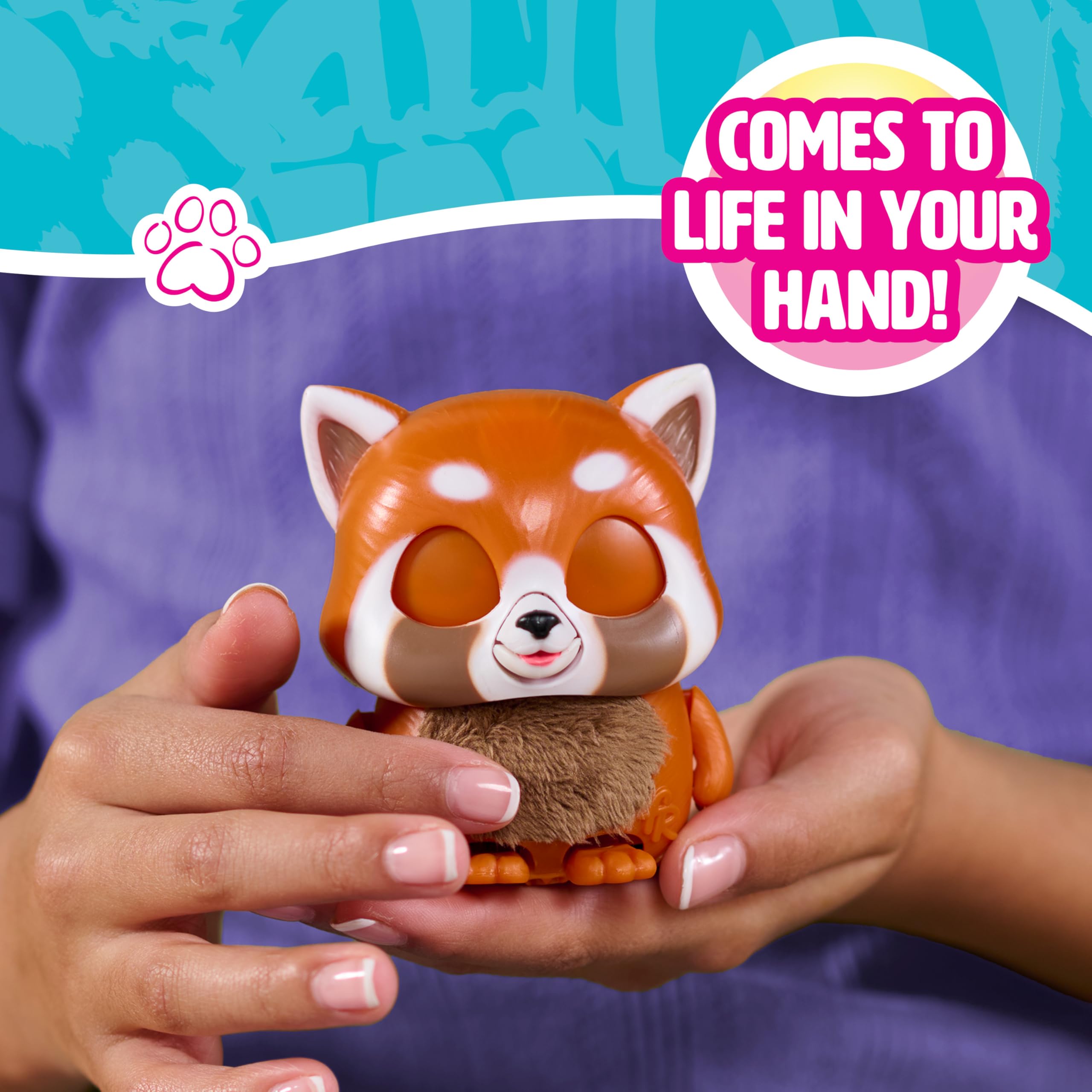 Just Play furReal Handfuls Shy the Red Panda Interactive Plush Toy 6
